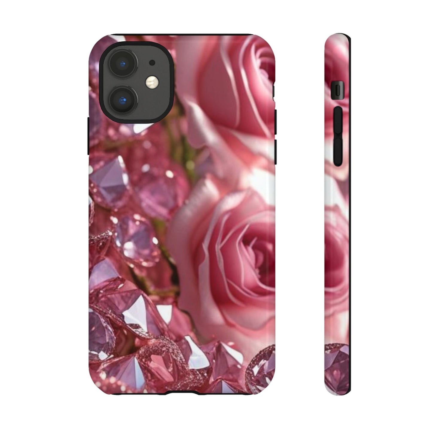 Pink Diamonds & Petals Tough Cases