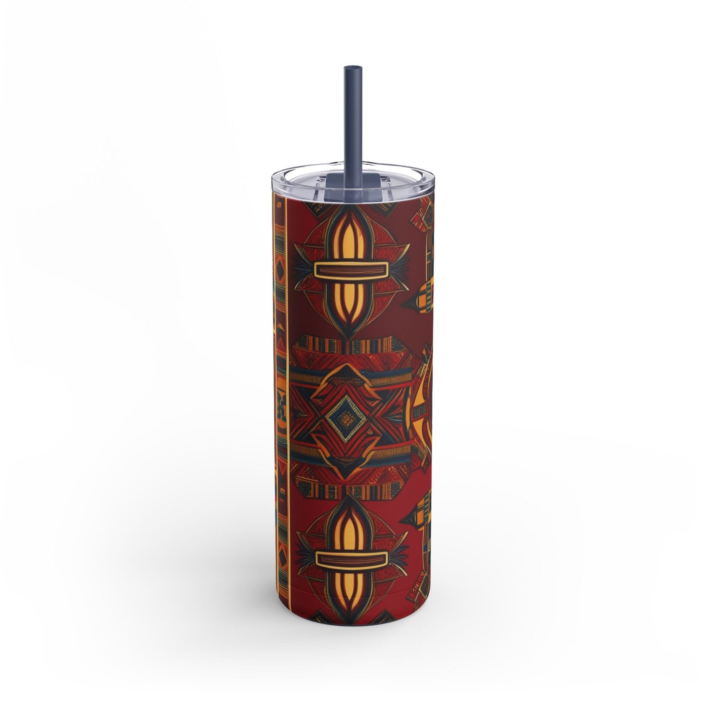African Canvas 1 Maars Maker Skinny Matte Tumbler, 20oz