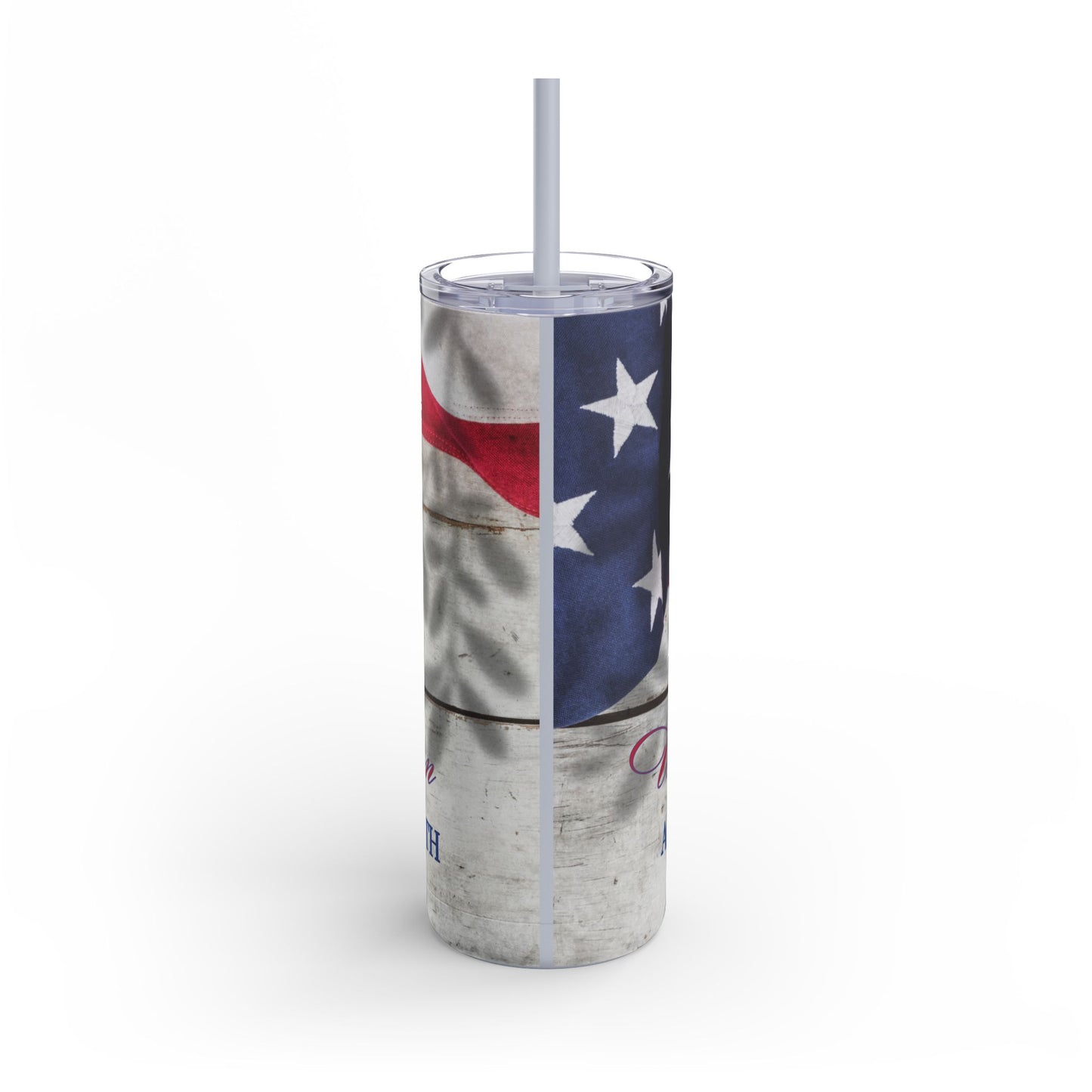 Woman Veteran Maars Maker Skinny Matte Tumbler, 20oz