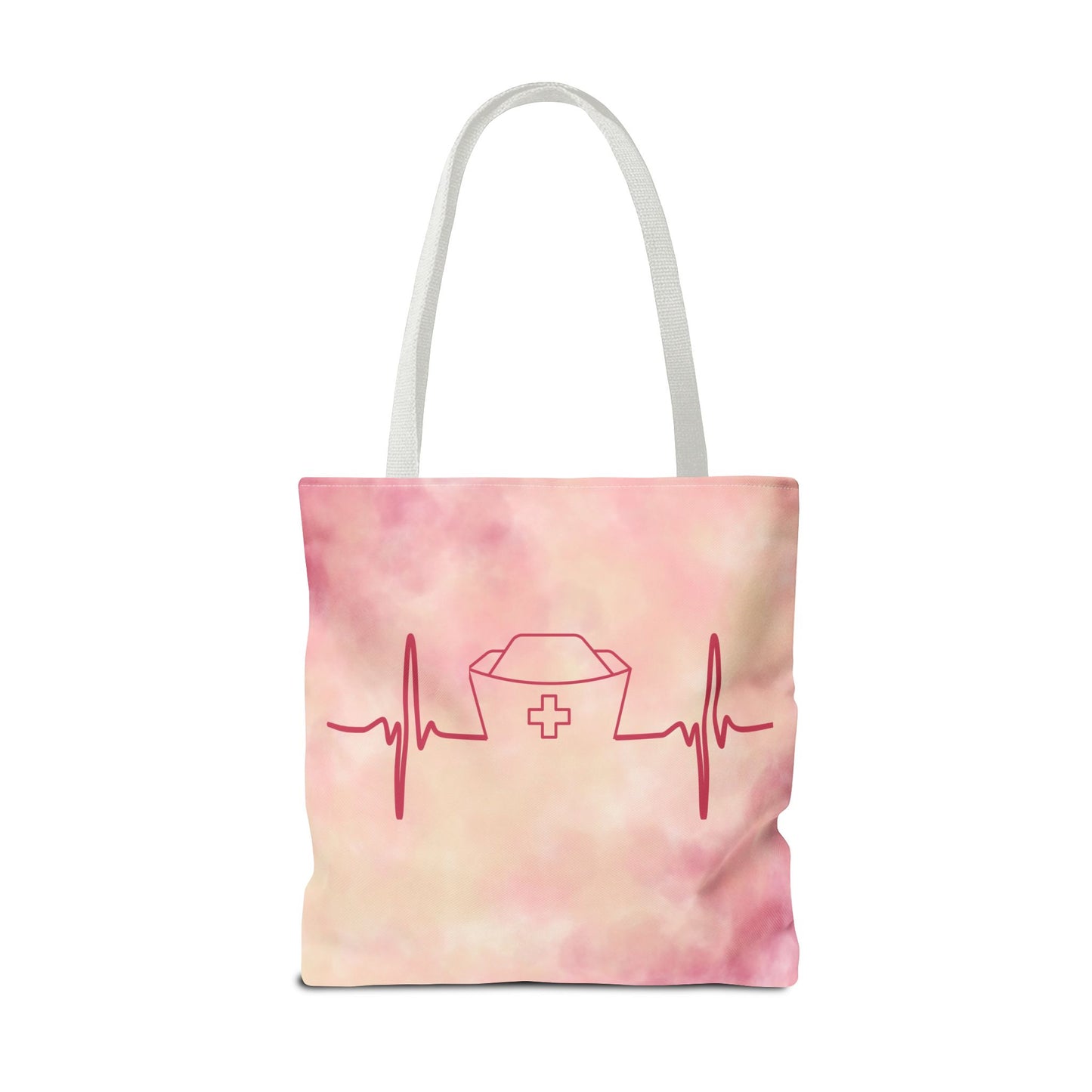 Nurse Heartbeat Tote Bag (AOP)