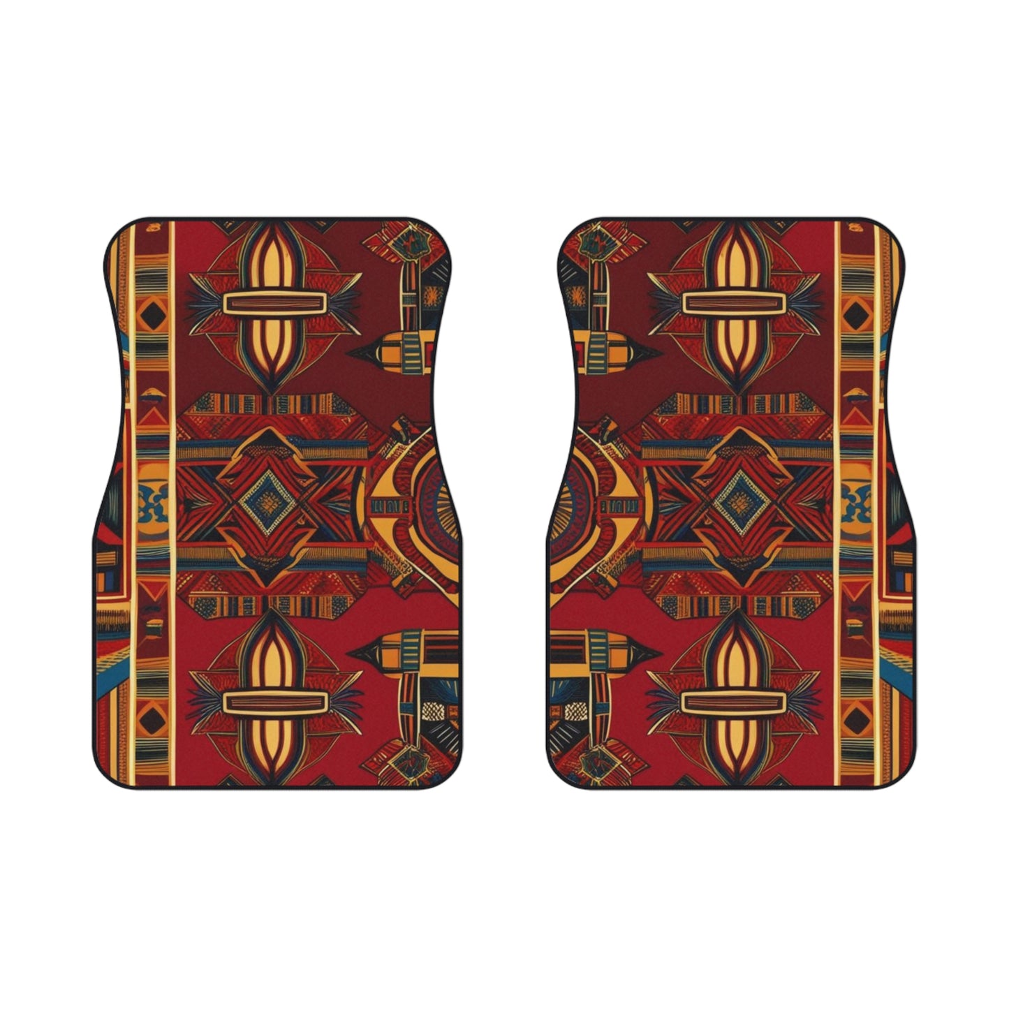 African Canvas 1 Car Mats (2x Front)