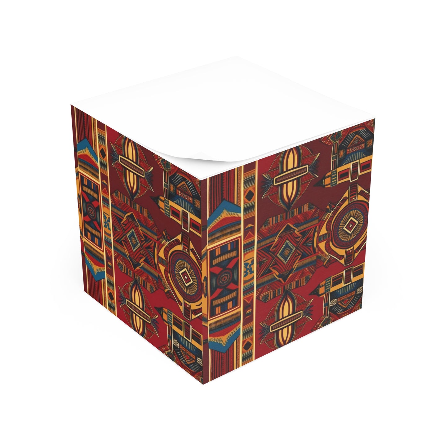 African Canvas 1 Note Cube