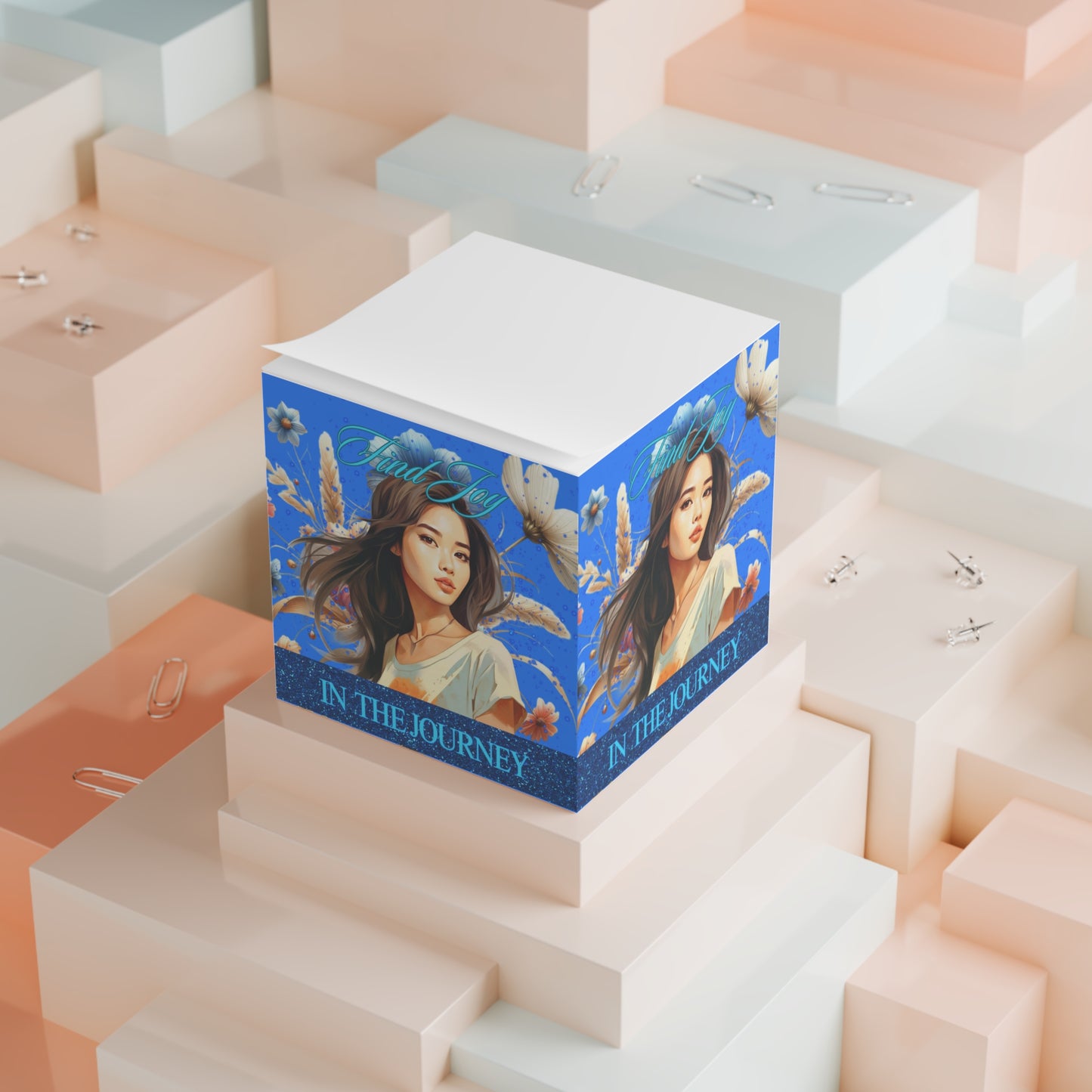 Find Joy 4 Note Cube
