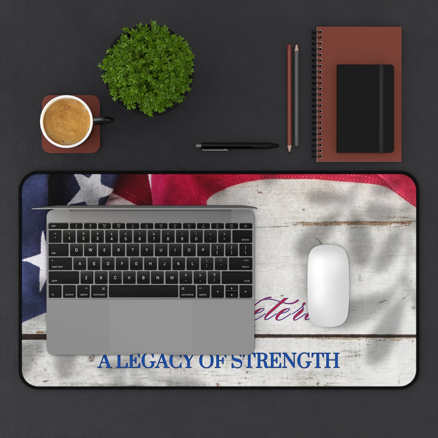 Woman Veteran Desk Mat