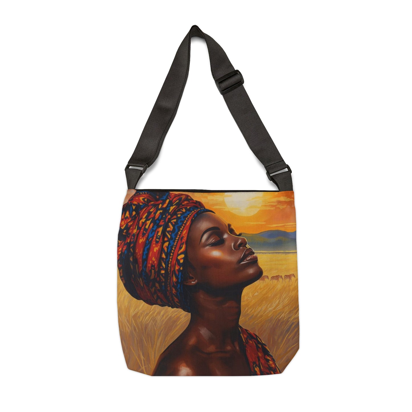 Sunrise in the Serengeti Adjustable Tote Bag (AOP)