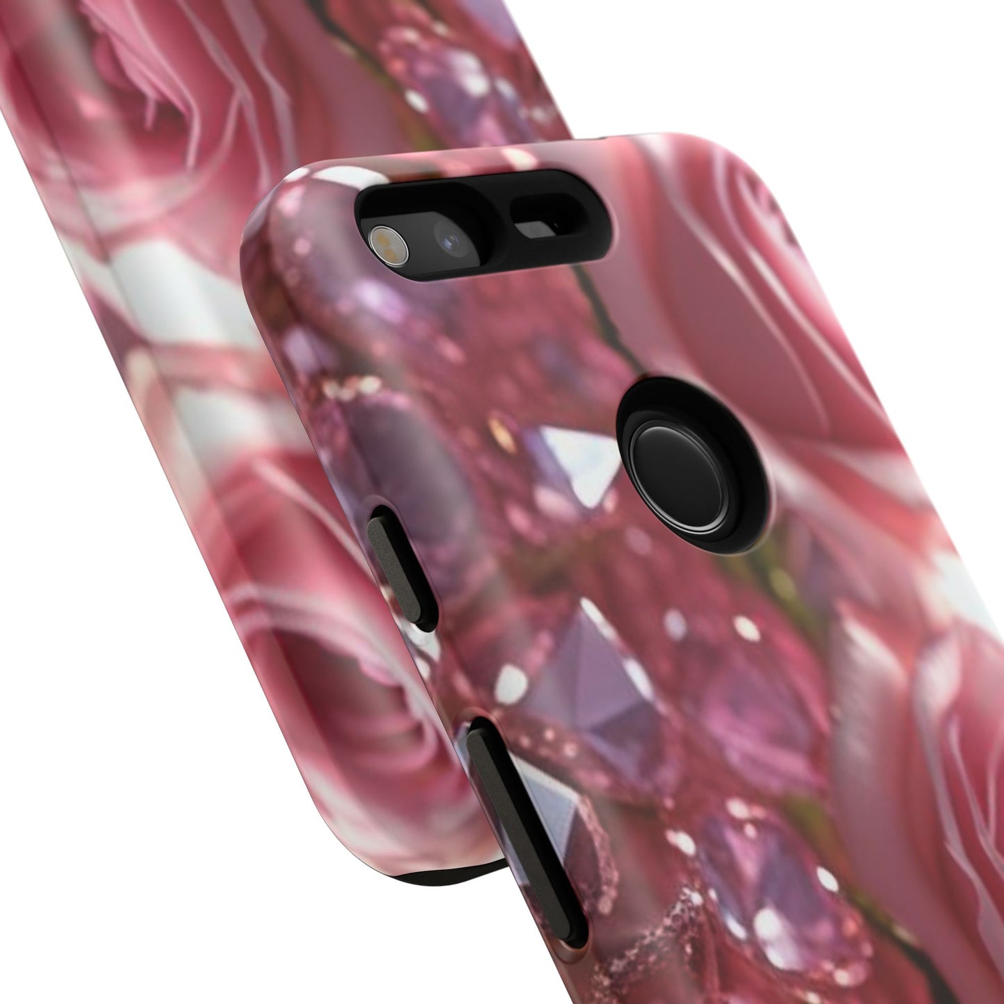 Pink Diamonds & Petals Tough Cases
