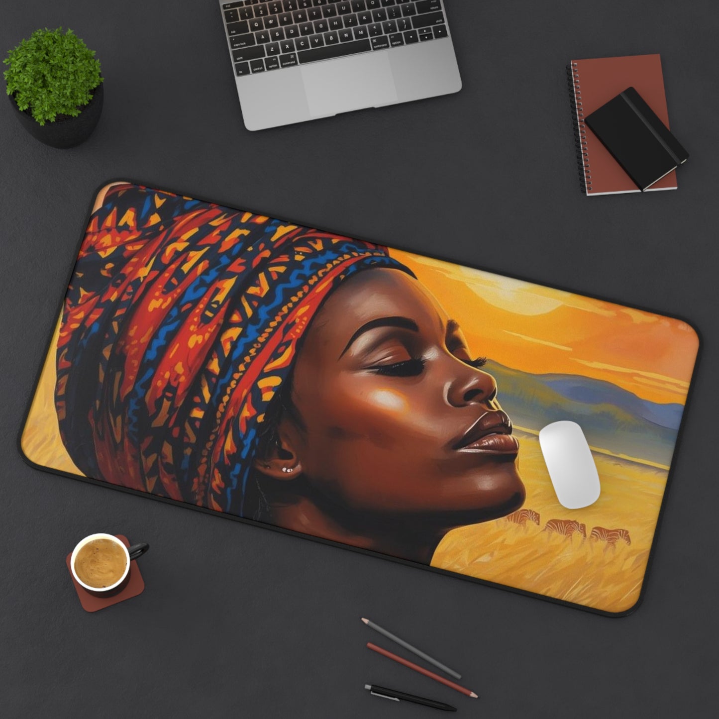Sunrise in the Serengeti Desk Mat