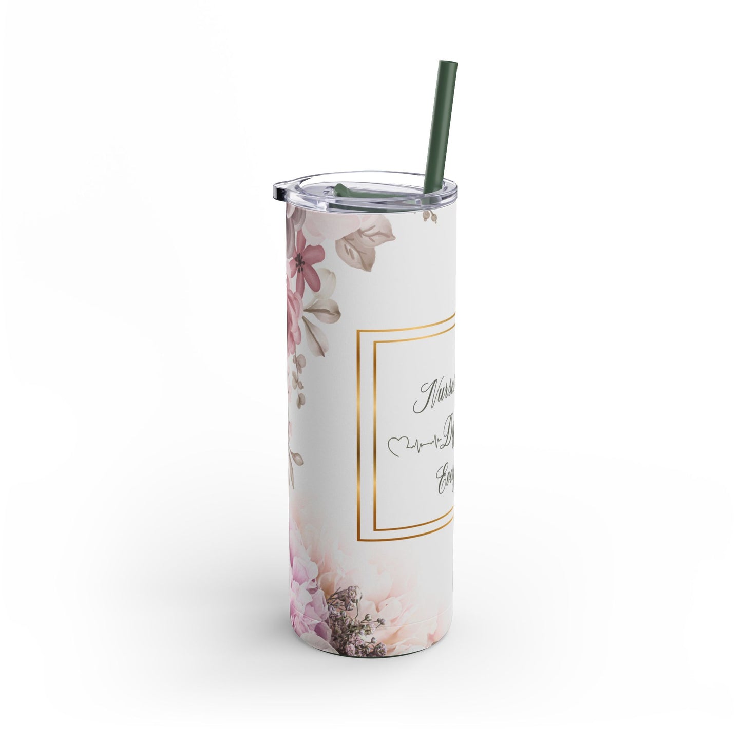 Nurses Make a Difference Maars Maker Skinny Matte Tumbler, 20oz