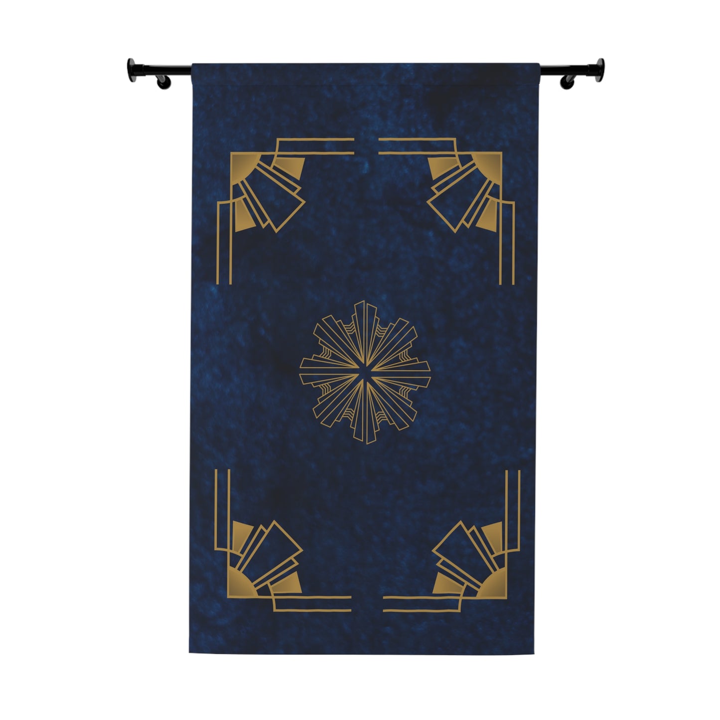 Midnight Luxe (Cobalt Blue) Blackout Window Curtains (1 Piece)