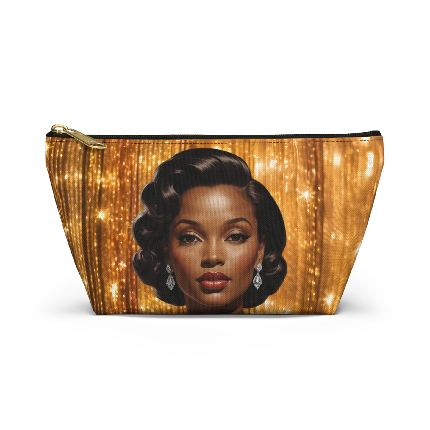 Retro Glam Girl "Diana" Accessory Pouch w T-bottom