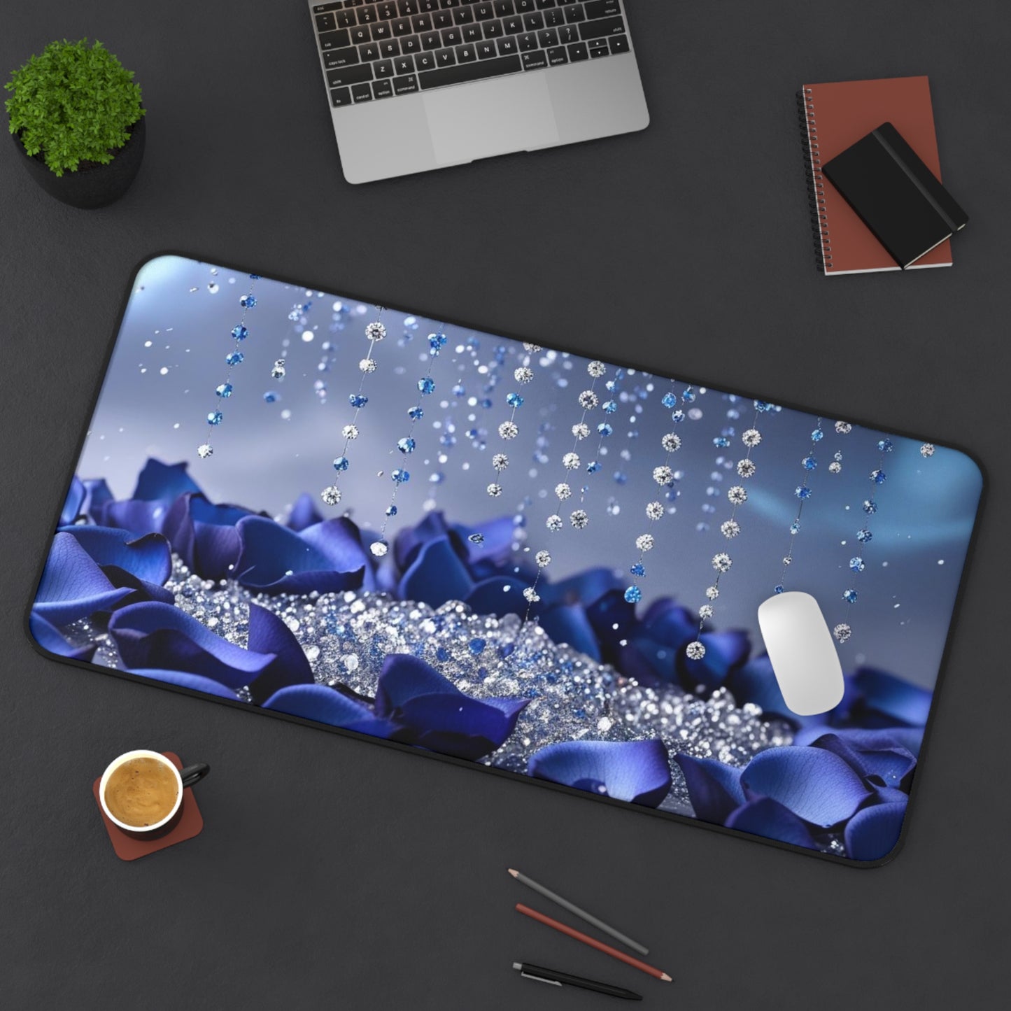 Crystal Rain Desk Mat