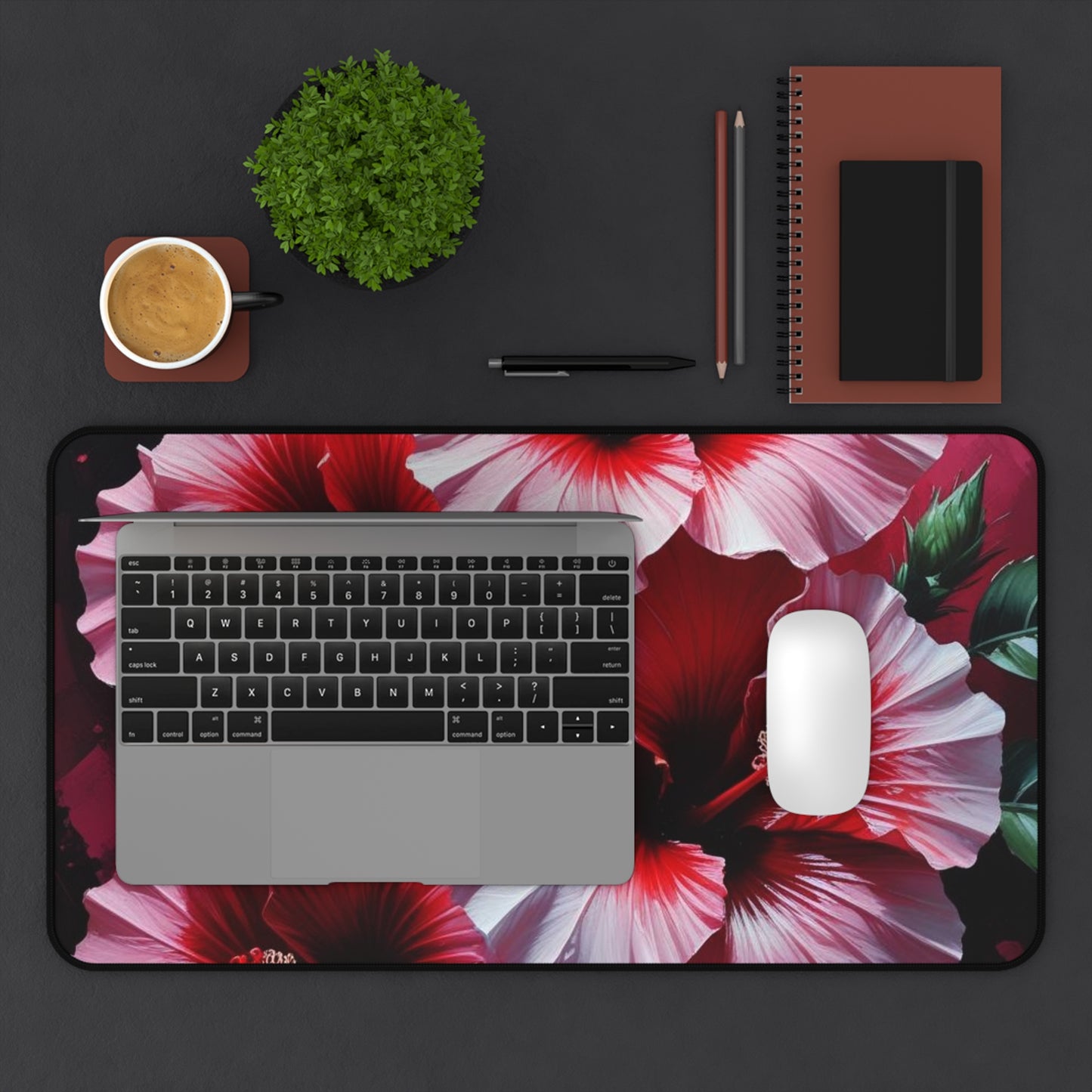 Hibiscus Bloom Desk Mat