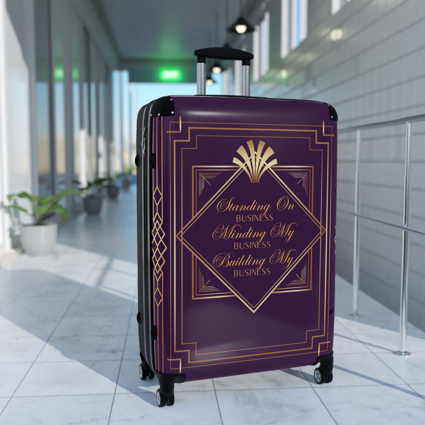 Business 2 (Purple) Suitcase