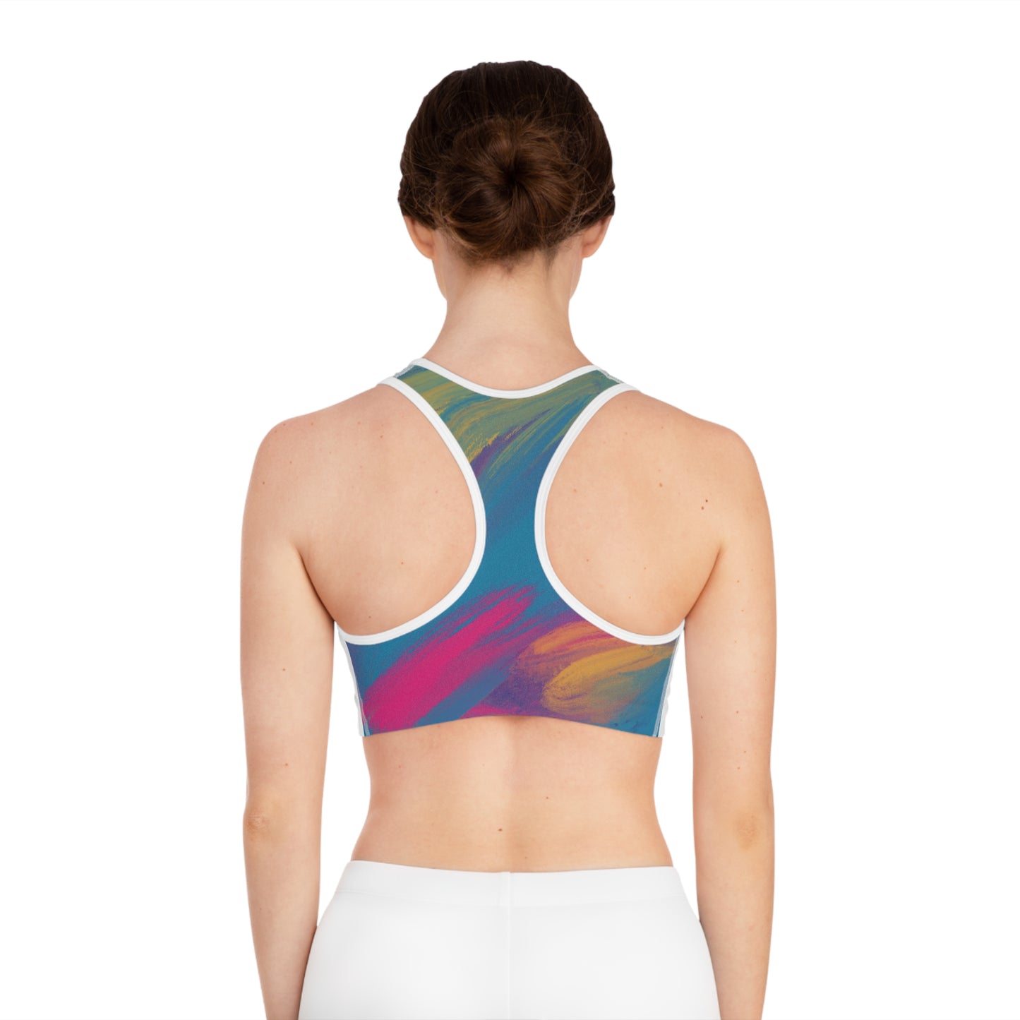 Color Splash Sports Bra (AOP)
