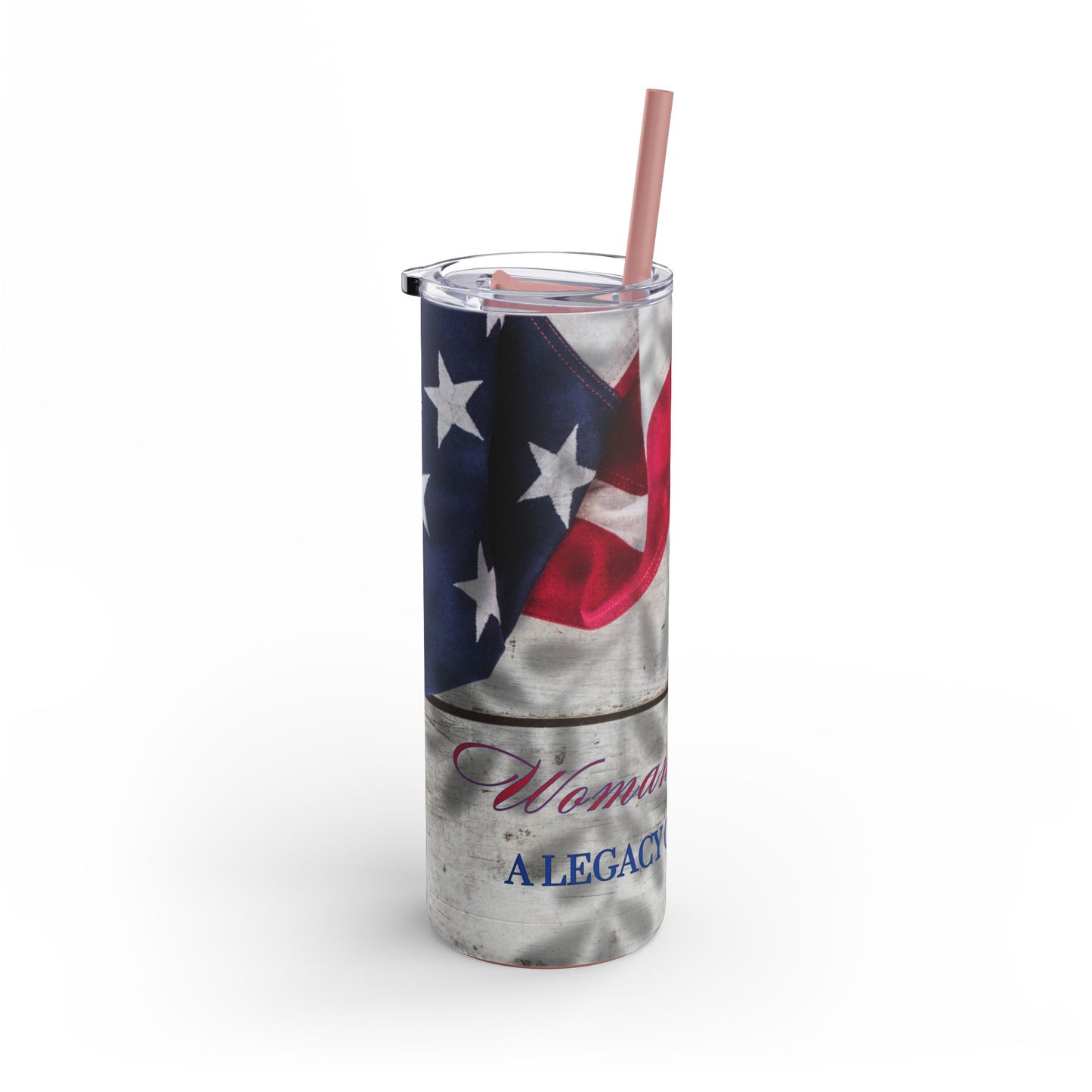 Woman Veteran Maars Maker Skinny Matte Tumbler, 20oz