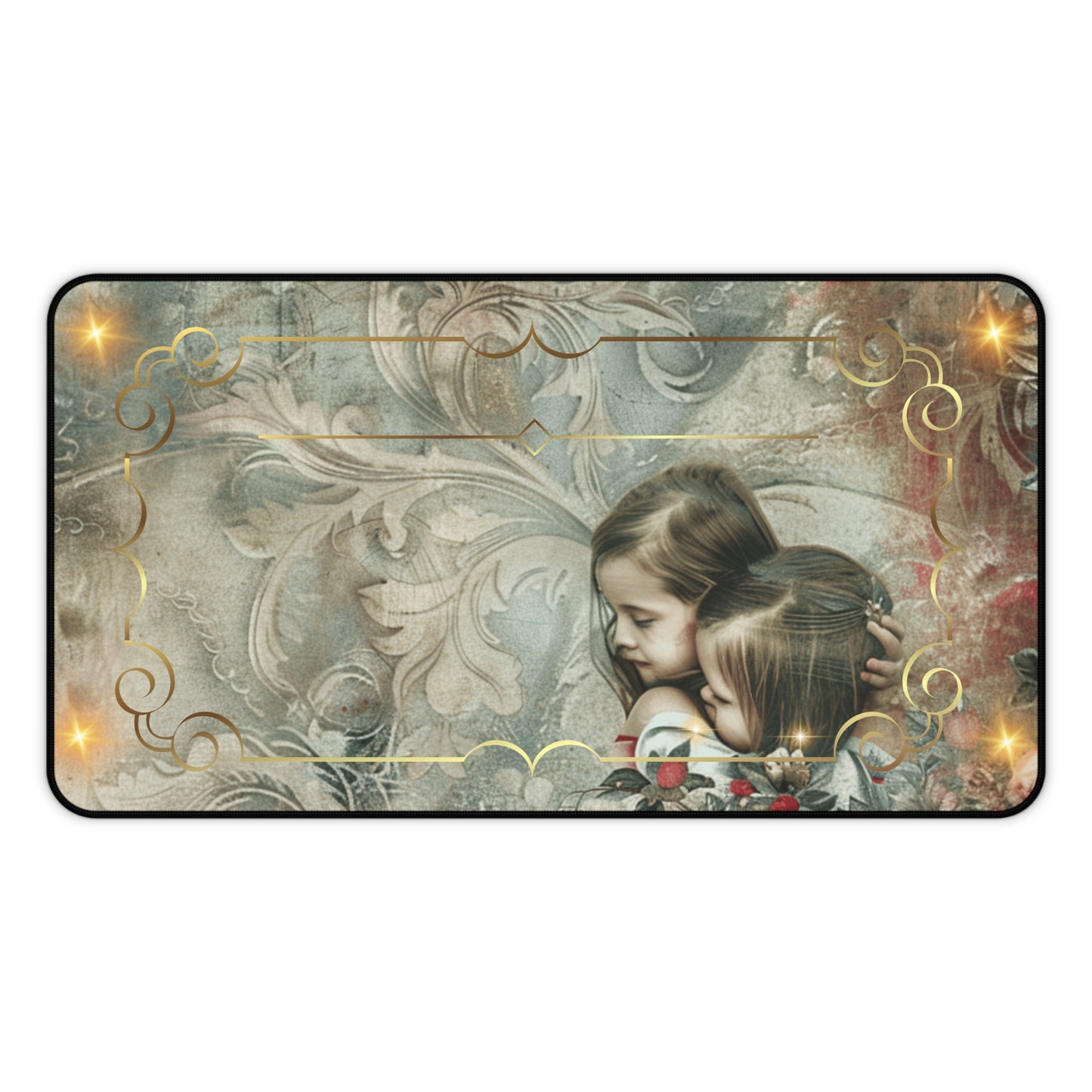 Charming Embrace Desk Mat