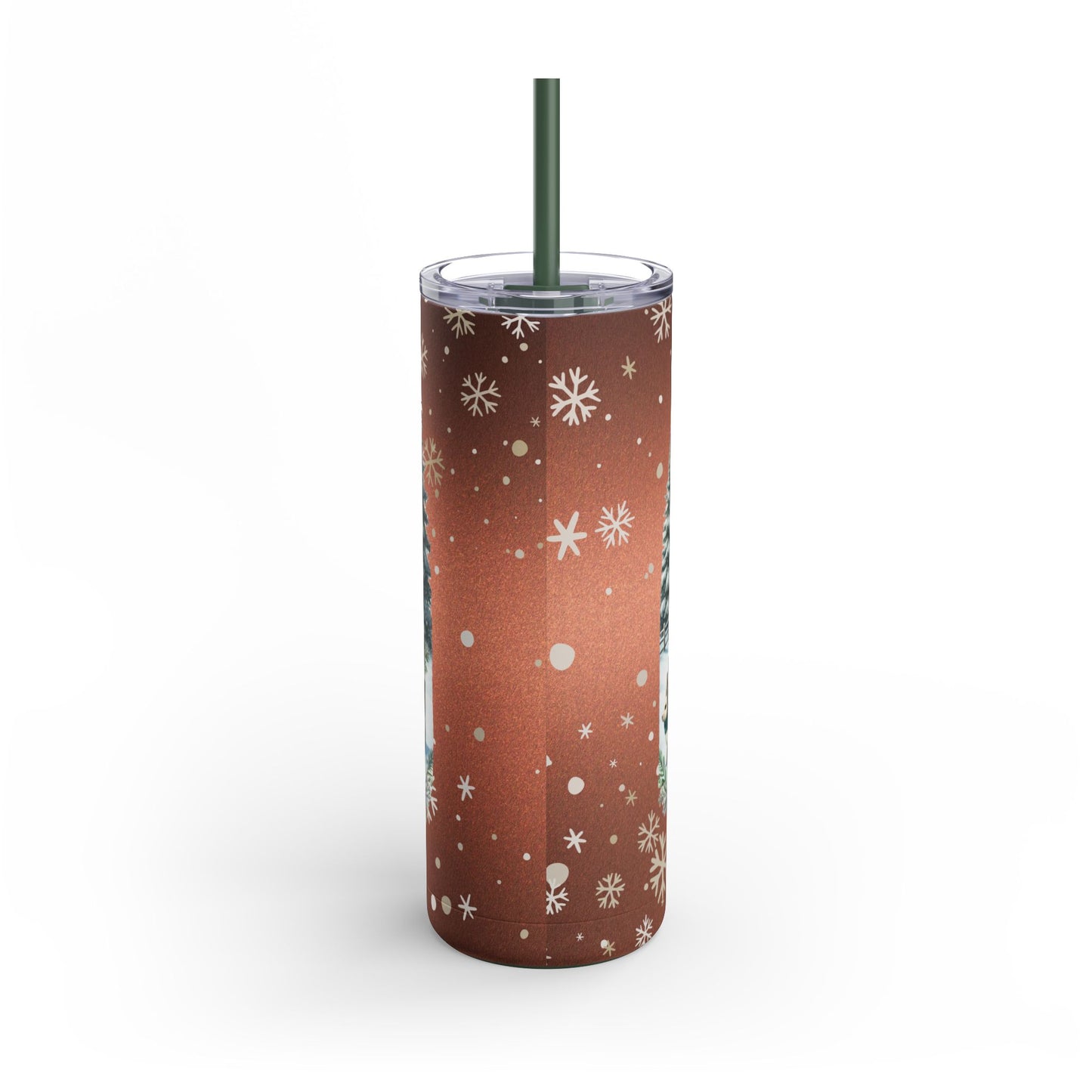 Merry Christmas 2 Maars Maker Skinny Matte Tumbler, 20oz