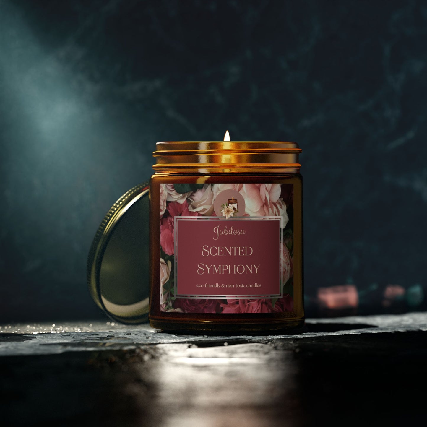 Scented Symphony Coconut Apricot Candle Collection (4oz, 9oz)