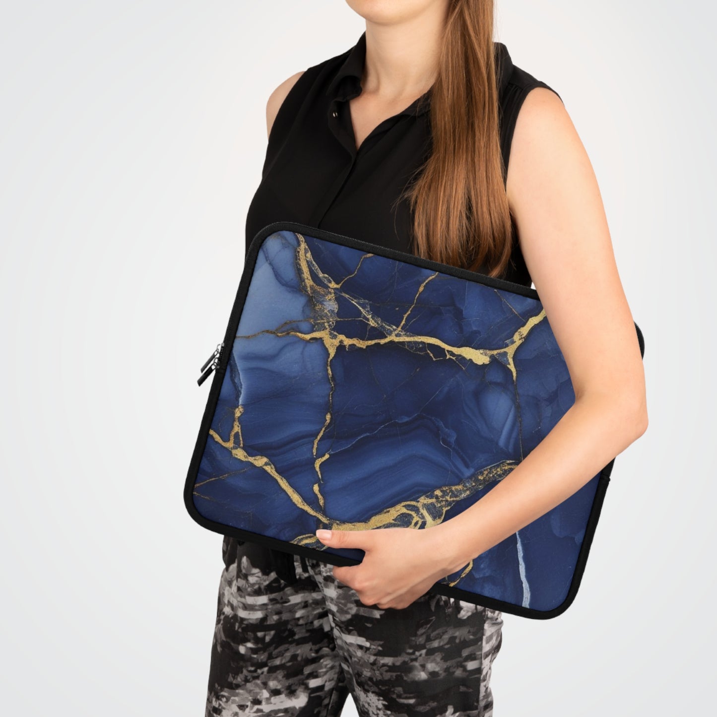 Indigo Marble Laptop Sleeve