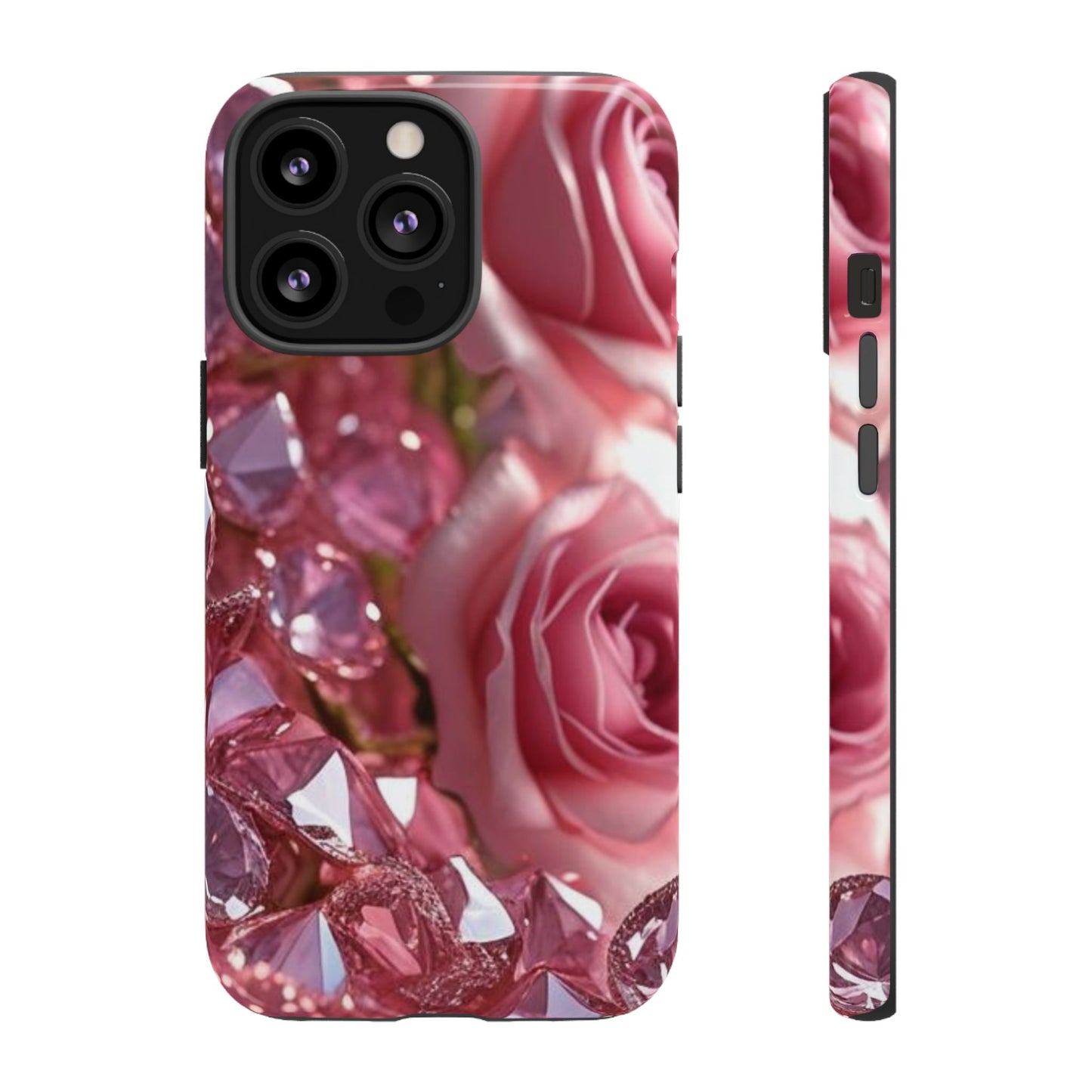 Pink Diamonds & Petals Tough Cases