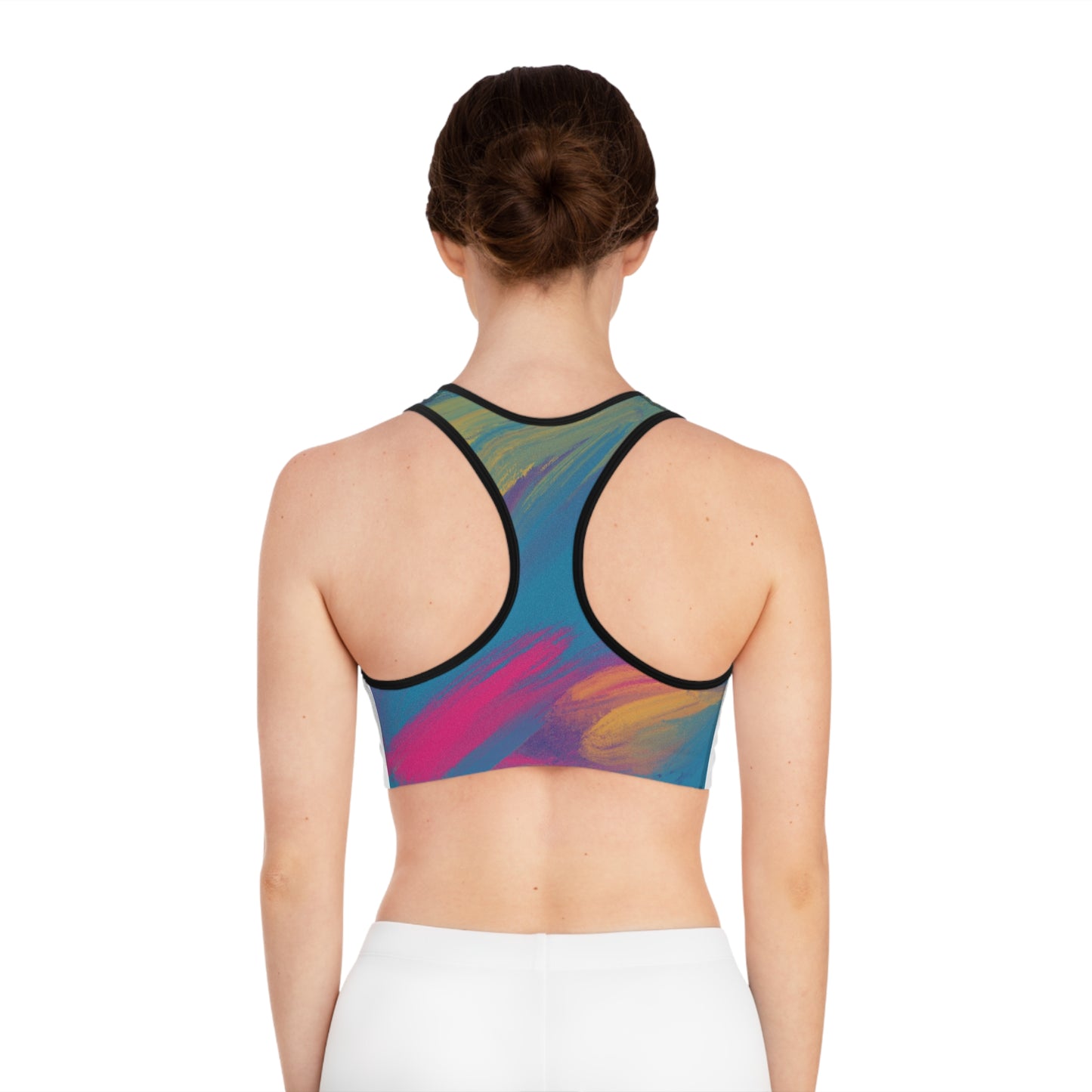 Color Splash Sports Bra (AOP)