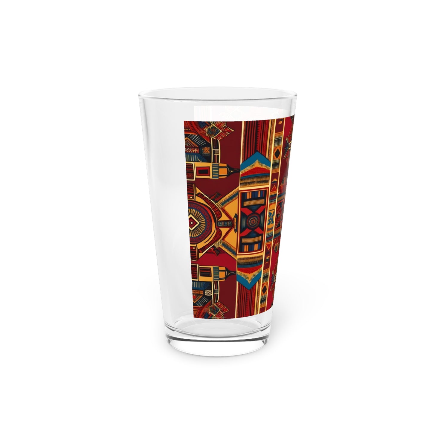 African Canvas 1 Pint Glass, 16oz