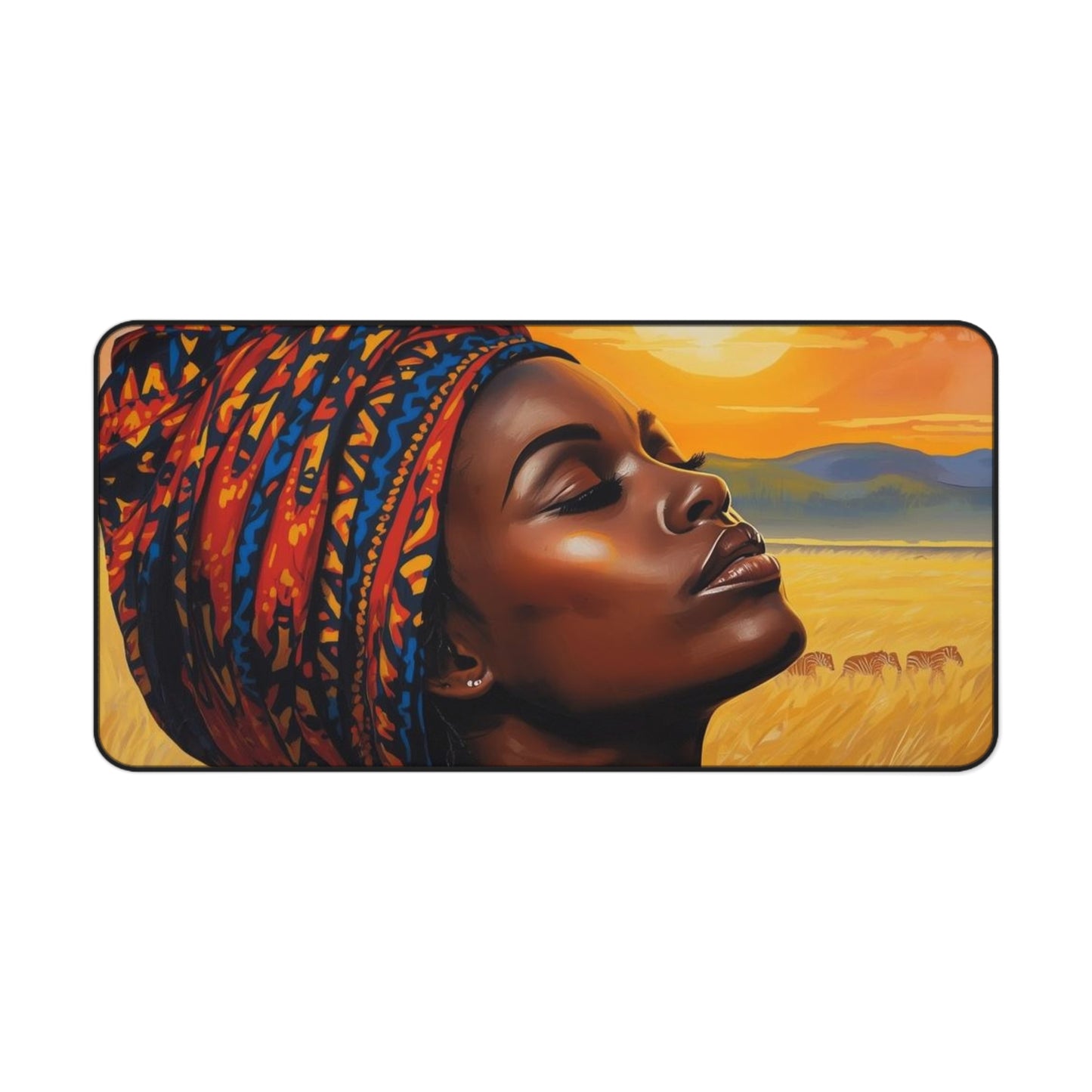 Sunrise in the Serengeti Desk Mat