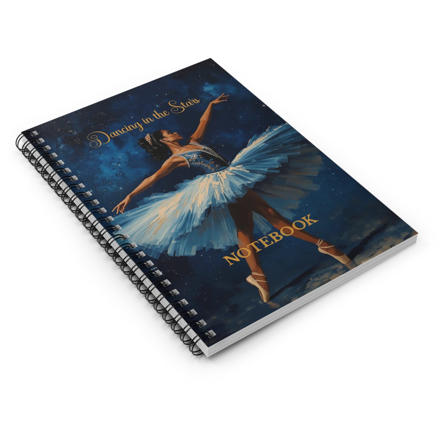Dancing in the Stars 1 Spiral Notebook - Ruled Line