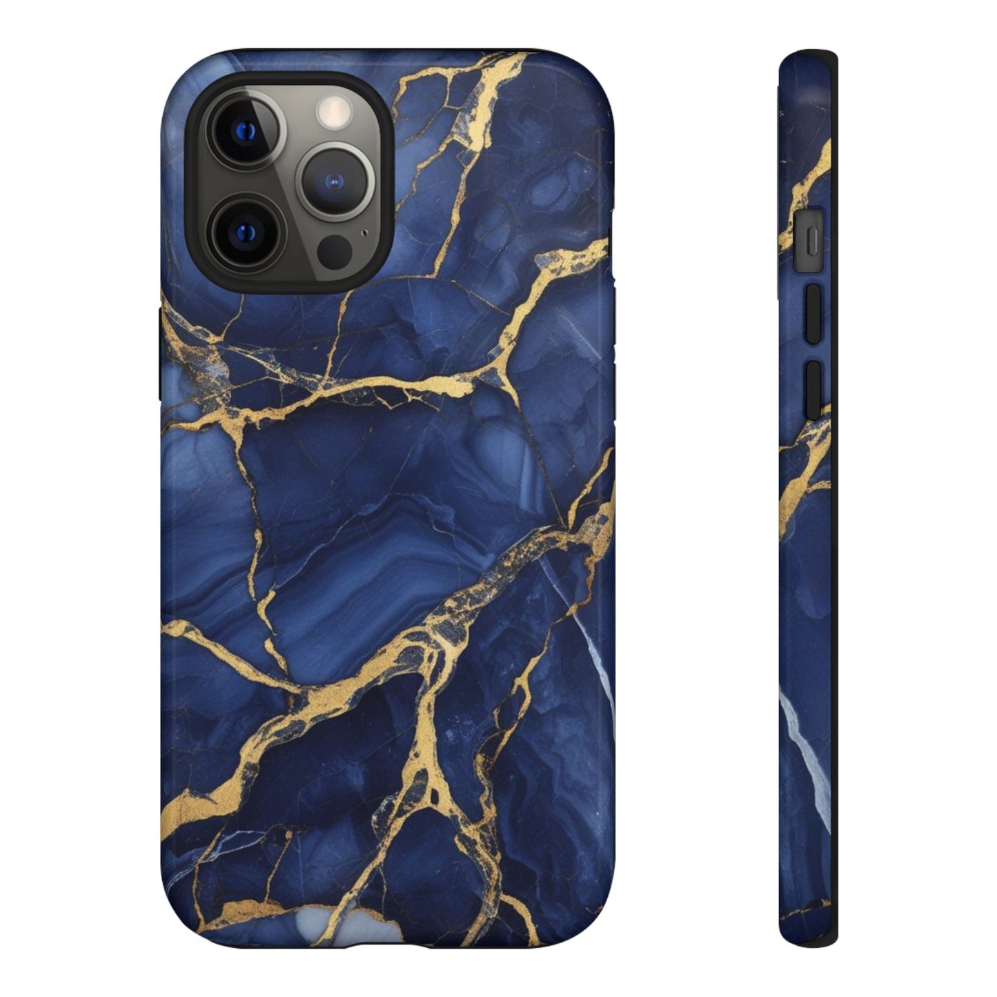 Indigo Marble Tough Cases