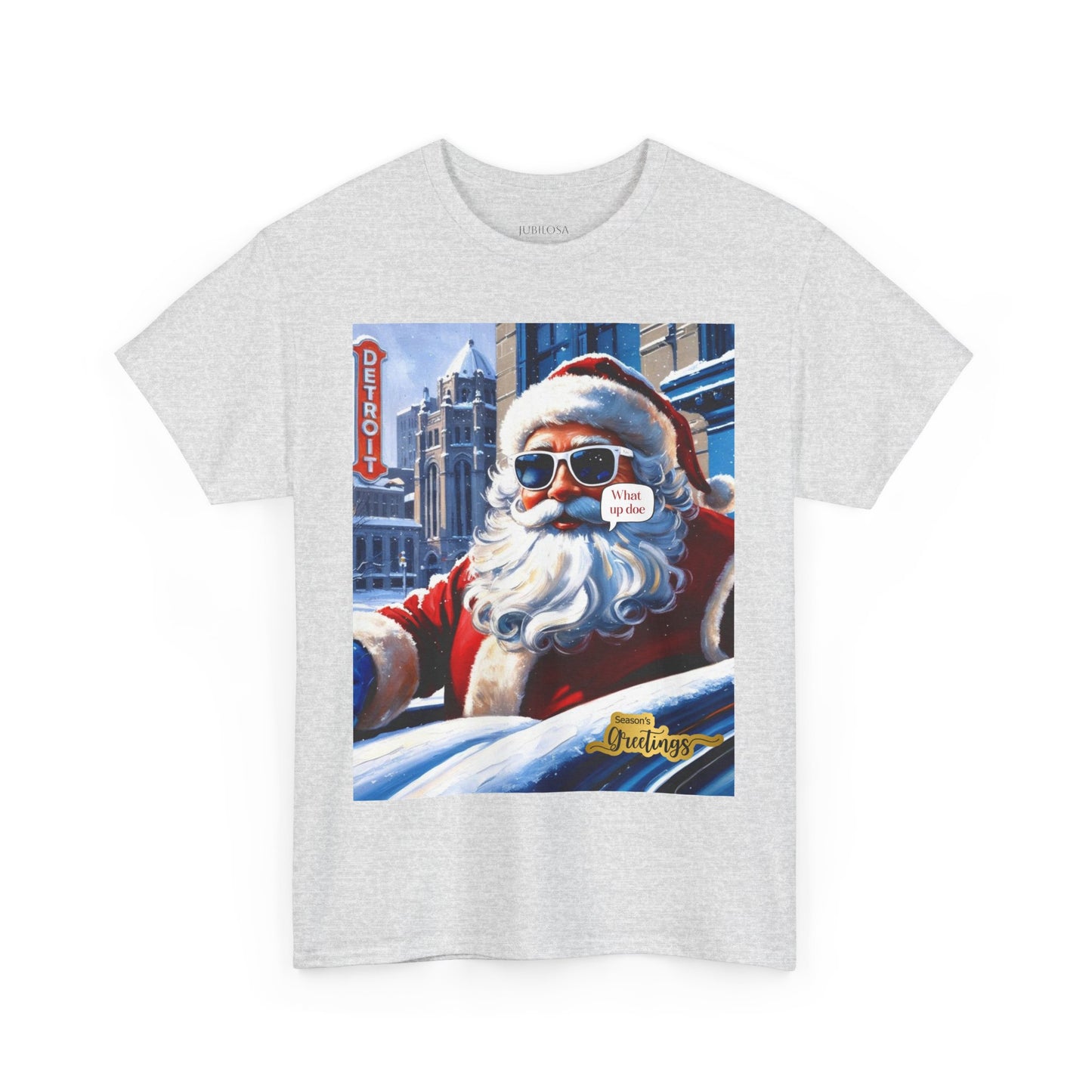 Motor City Santa Unisex Heavy Cotton Tee