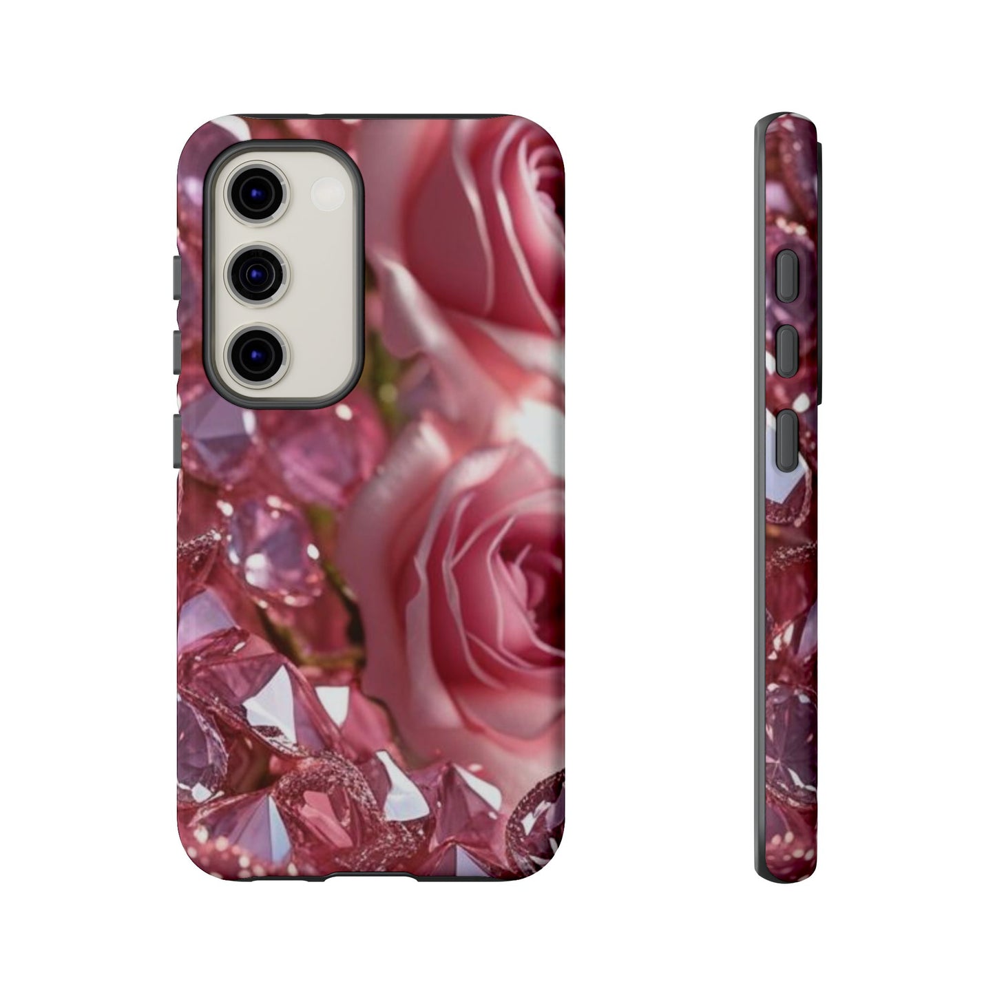 Pink Diamonds & Petals Tough Cases
