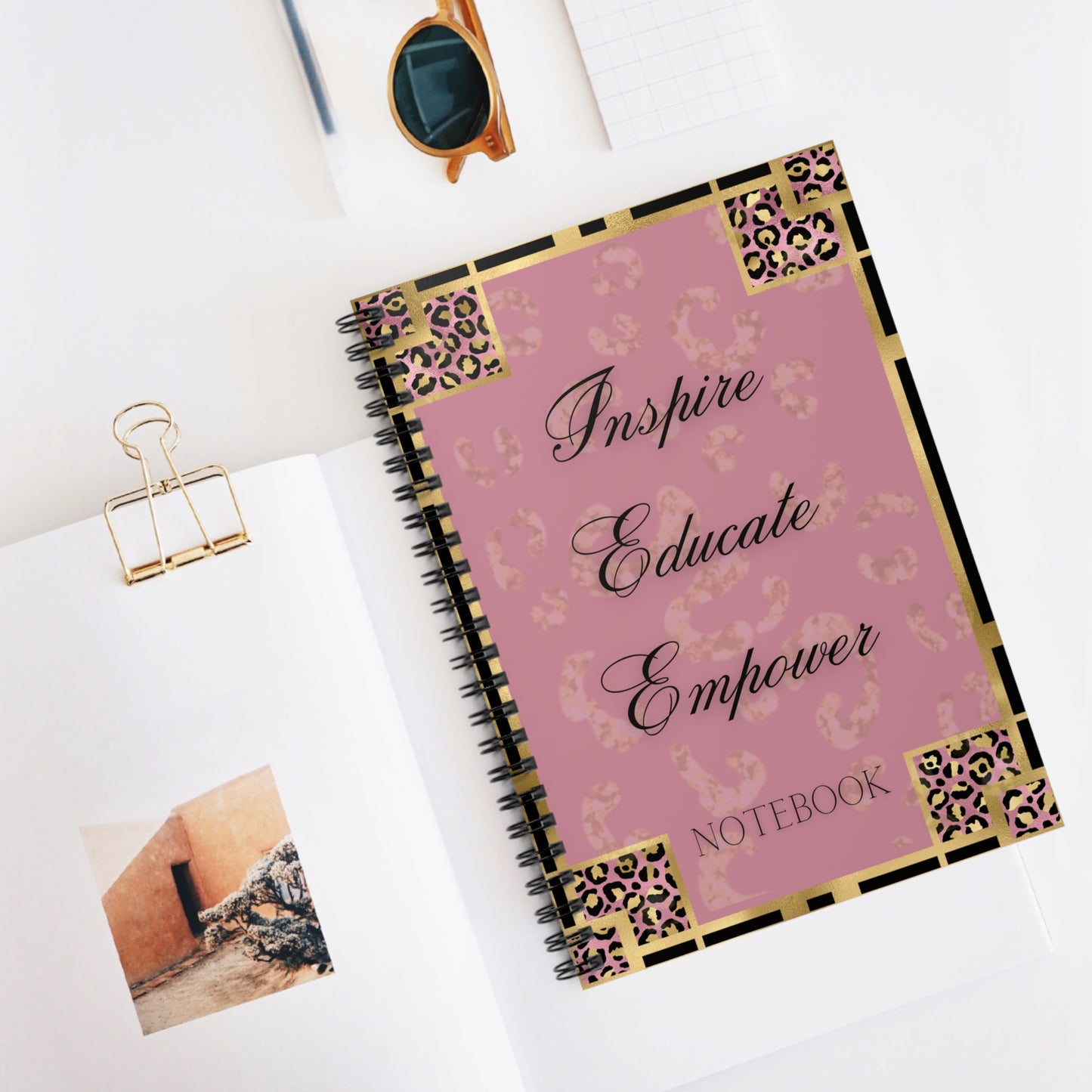 Inspire & Educate Spiral Notebook - Ruled Line