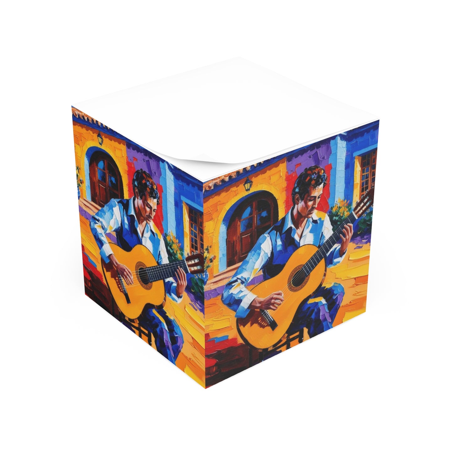 Spanish Guitar Note Cube
