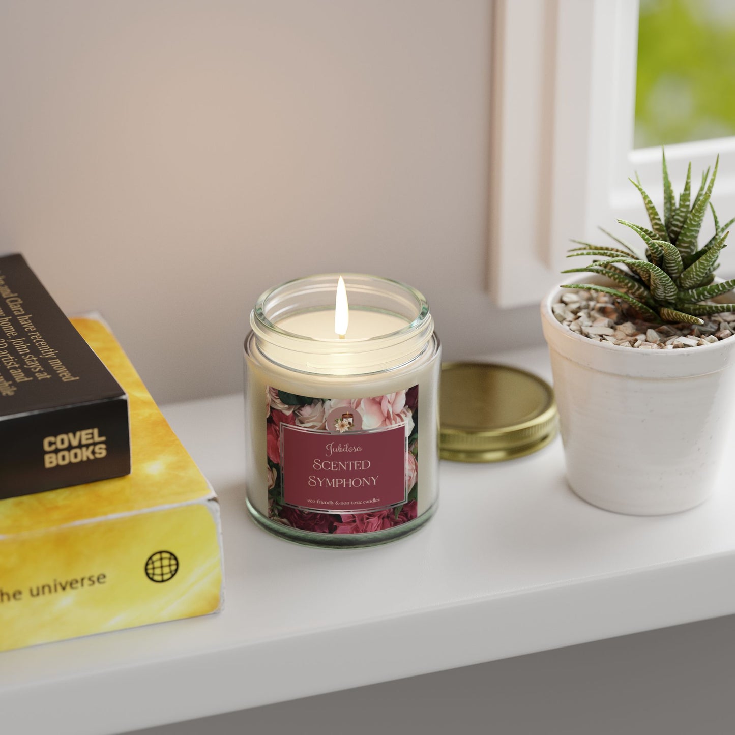 Scented Symphony Coconut Apricot Candle Collection (4oz, 9oz)