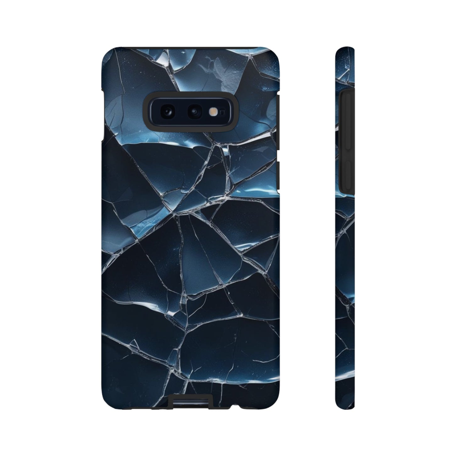 Crack'd (Dark Blue) Tough Cases