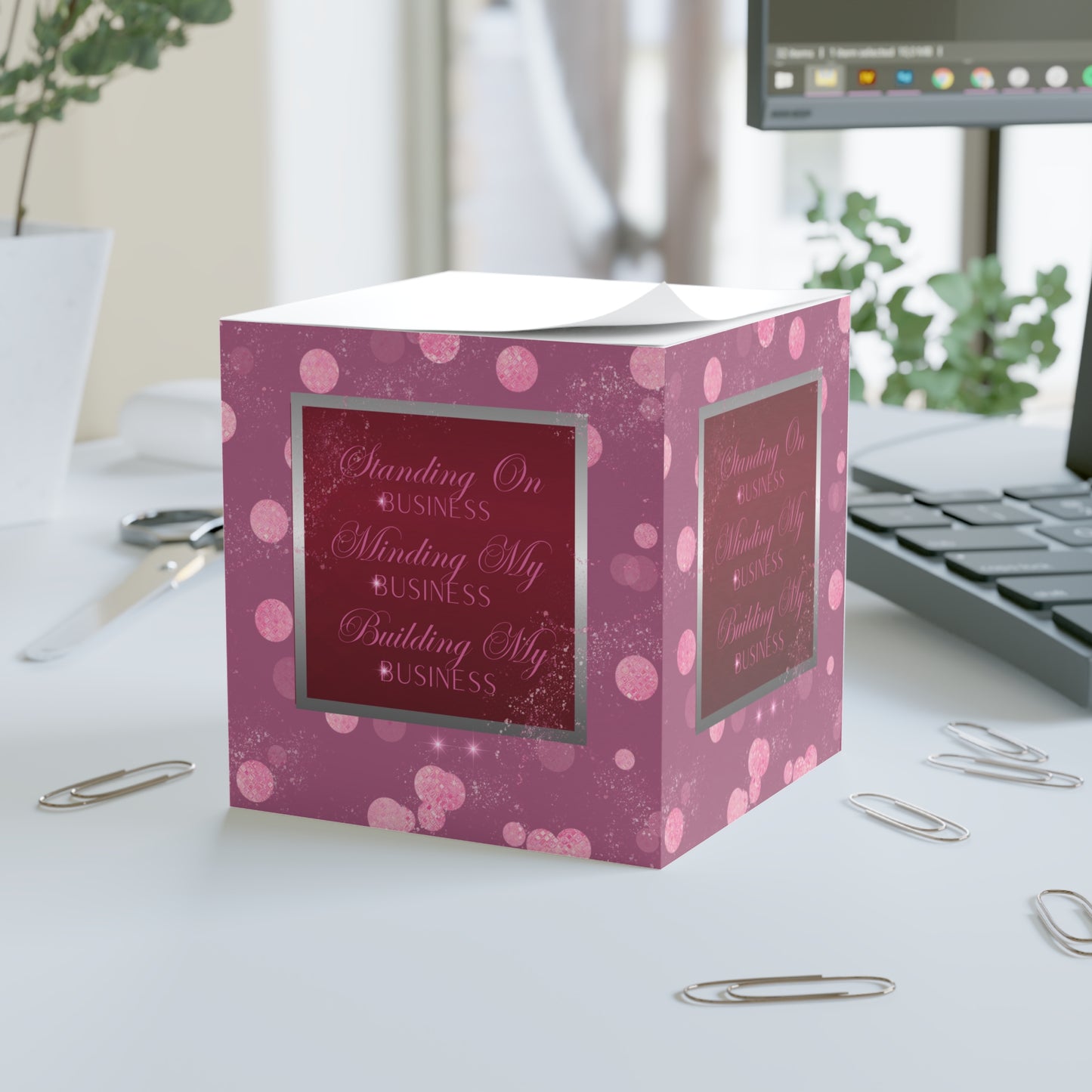 Business Note Cube