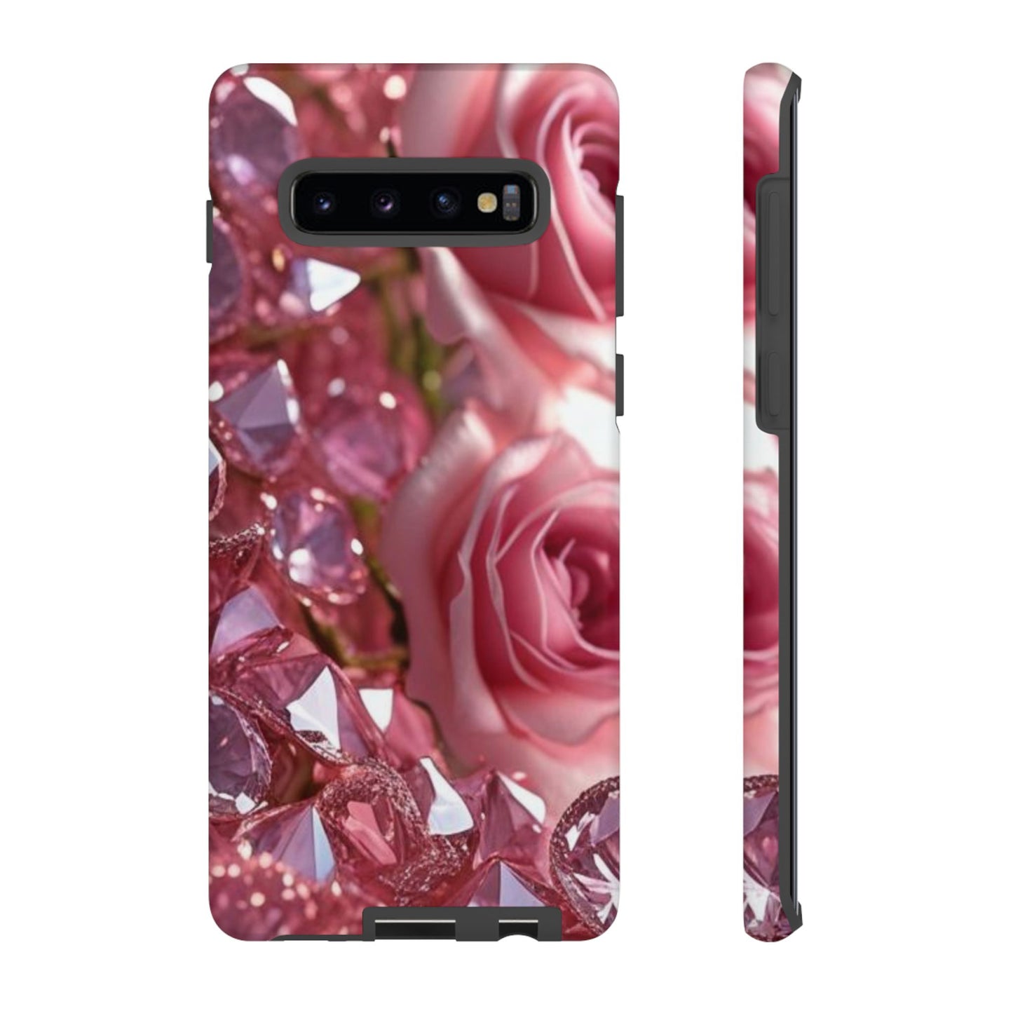 Pink Diamonds & Petals Tough Cases
