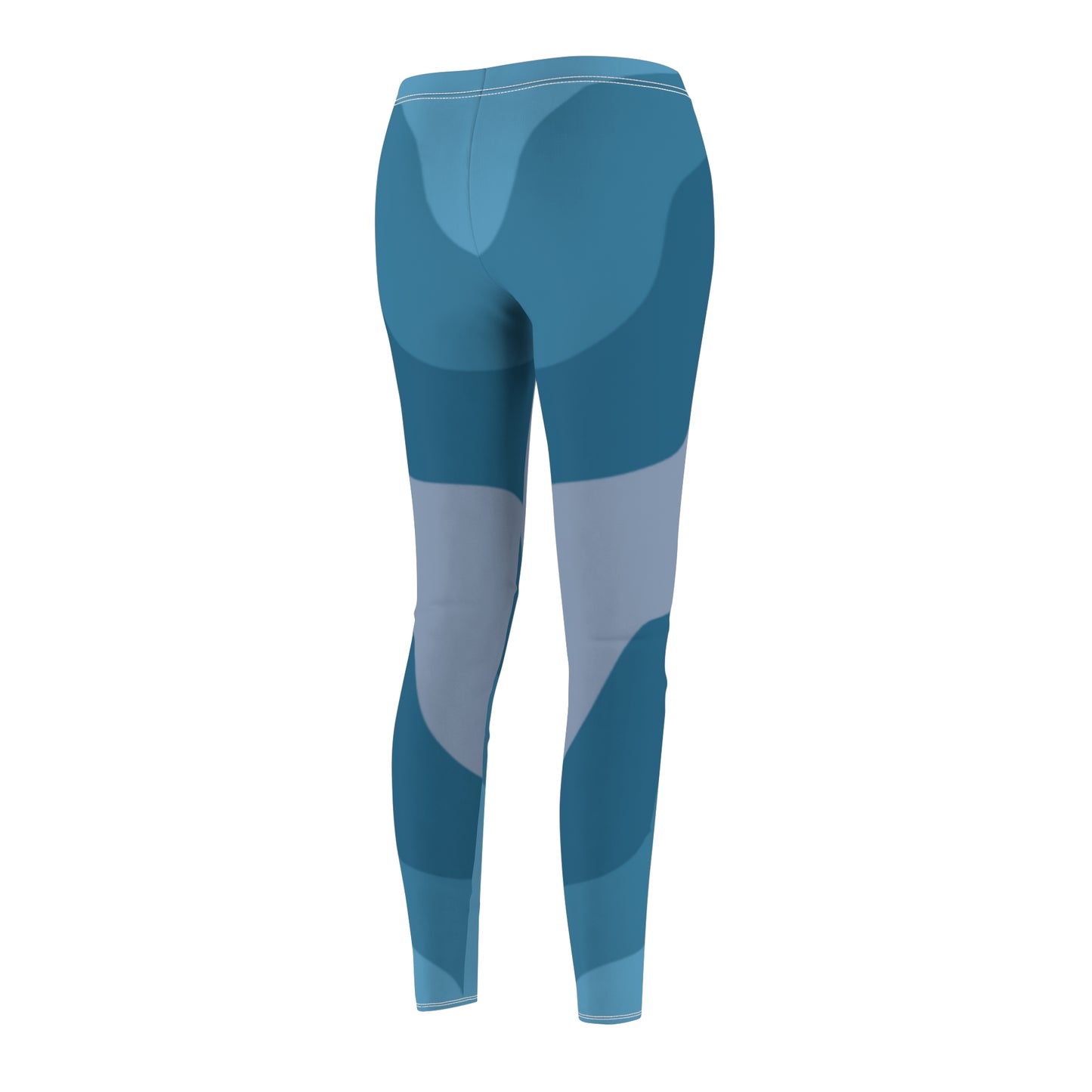 Breaking Blue Women's Cut & Sew Casual Leggings (AOP)