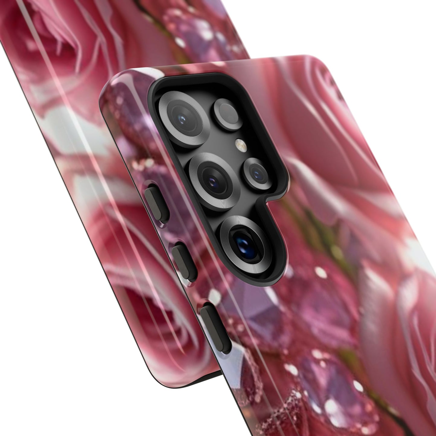 Pink Diamonds & Petals Tough Cases
