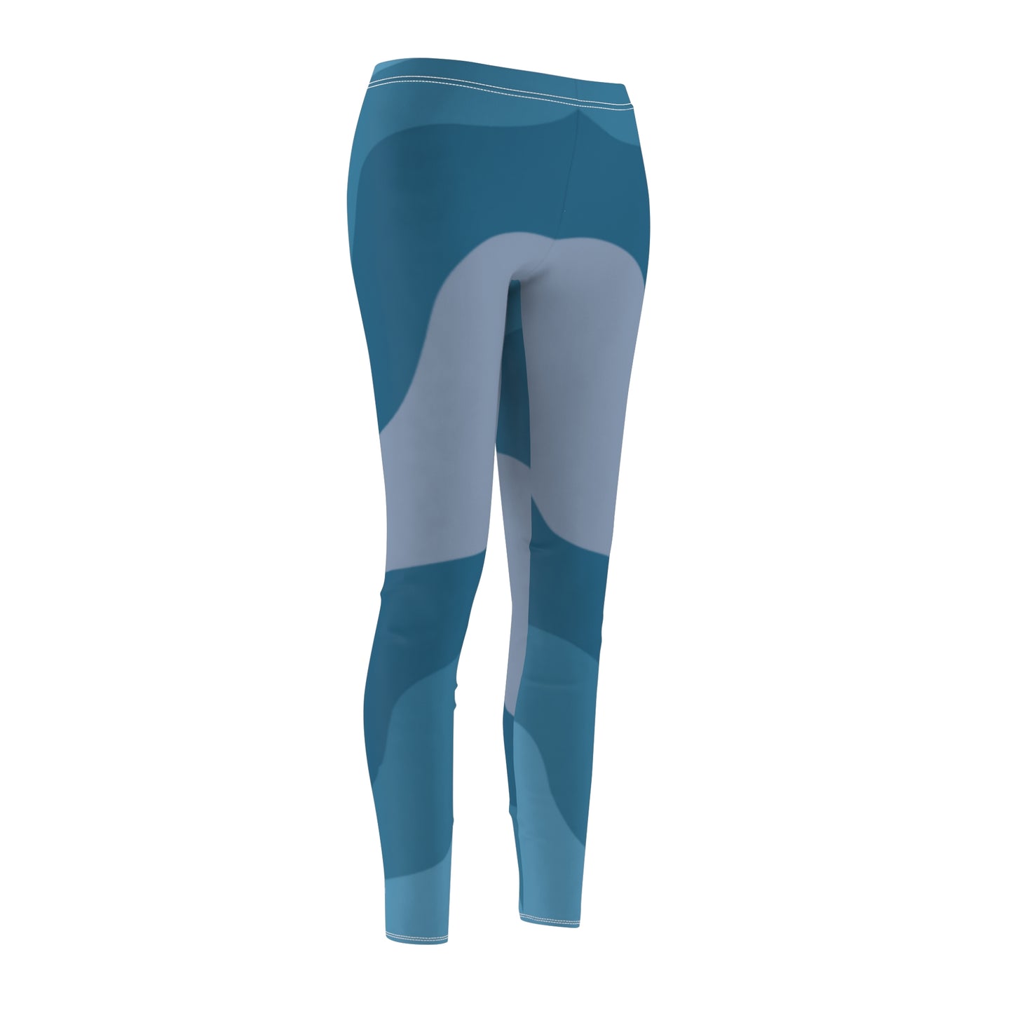Breaking Blue Women's Cut & Sew Casual Leggings (AOP)