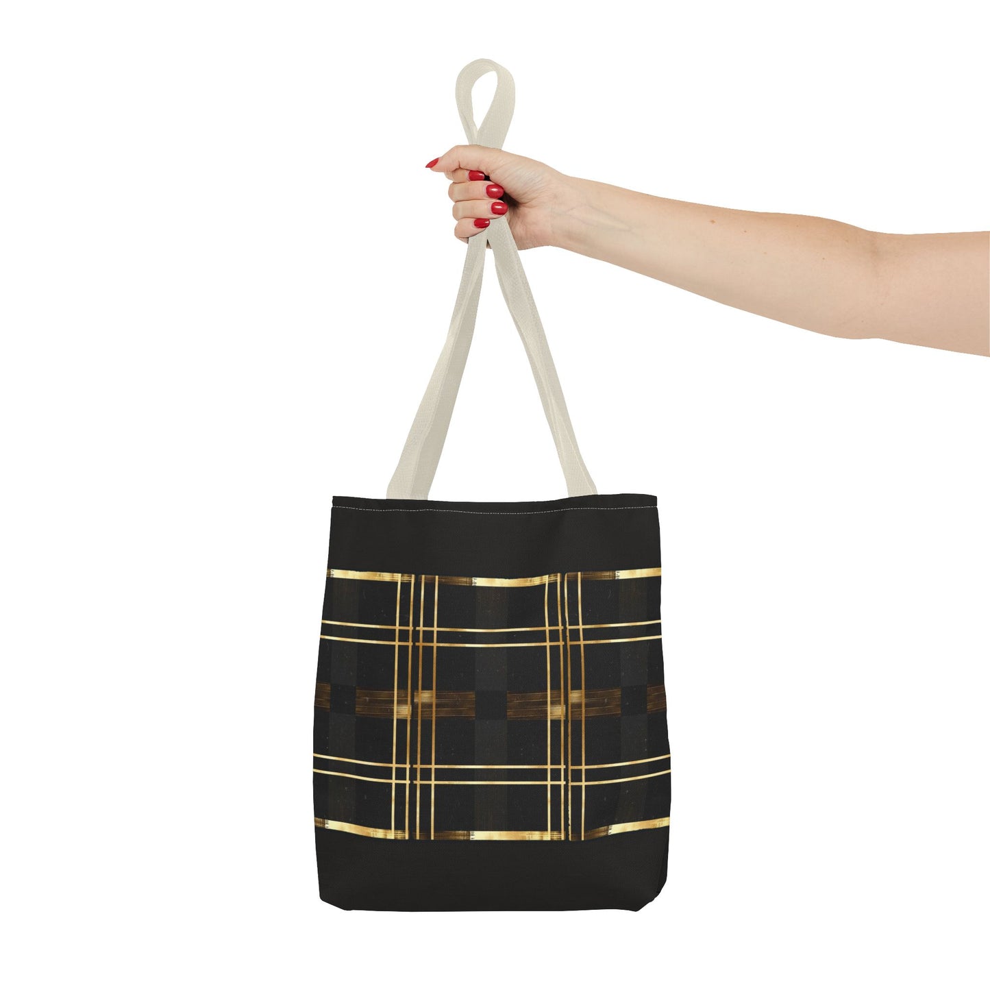 Noir & Gold Glam Tote Bag (AOP)