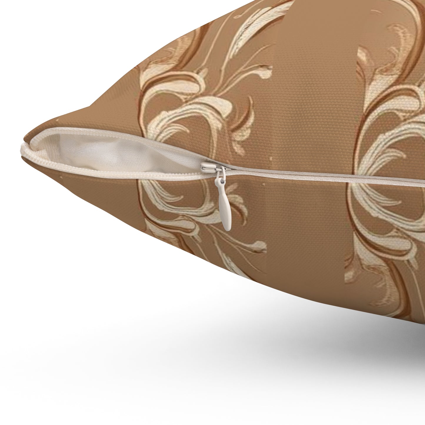 Mocha Bliss Spun Polyester Square Pillow