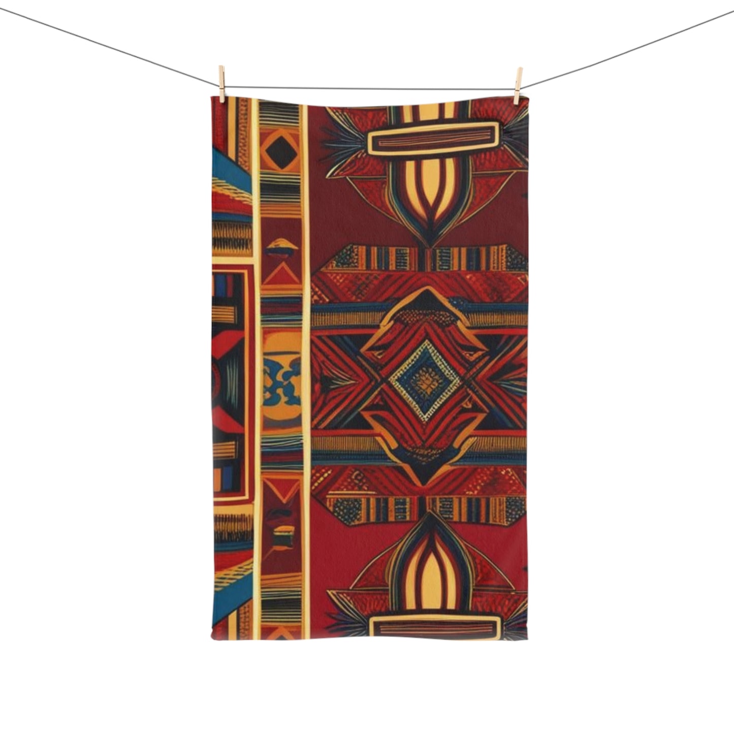 African Canvas 1 Hand Towel
