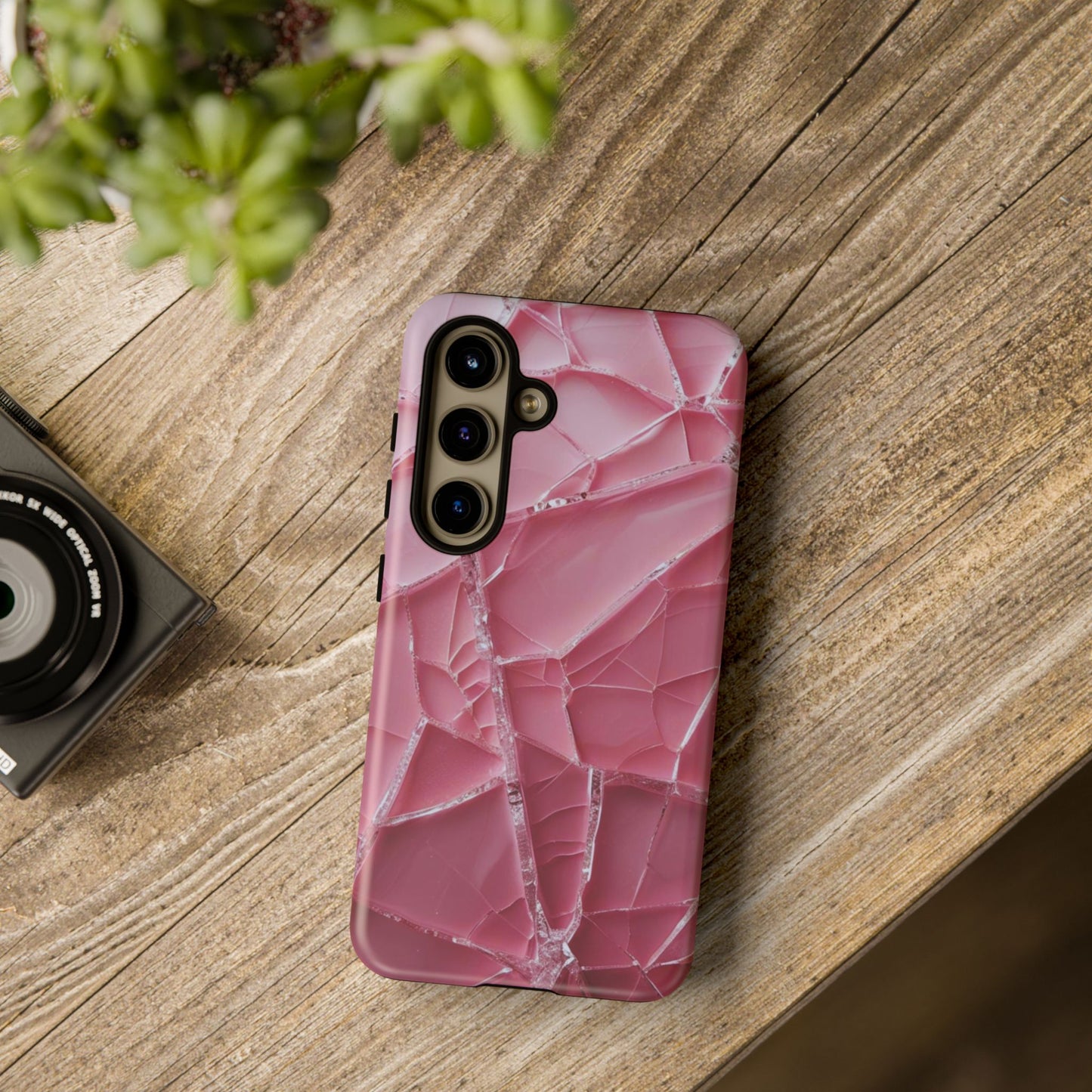 Crack'd (Pink) Tough Cases