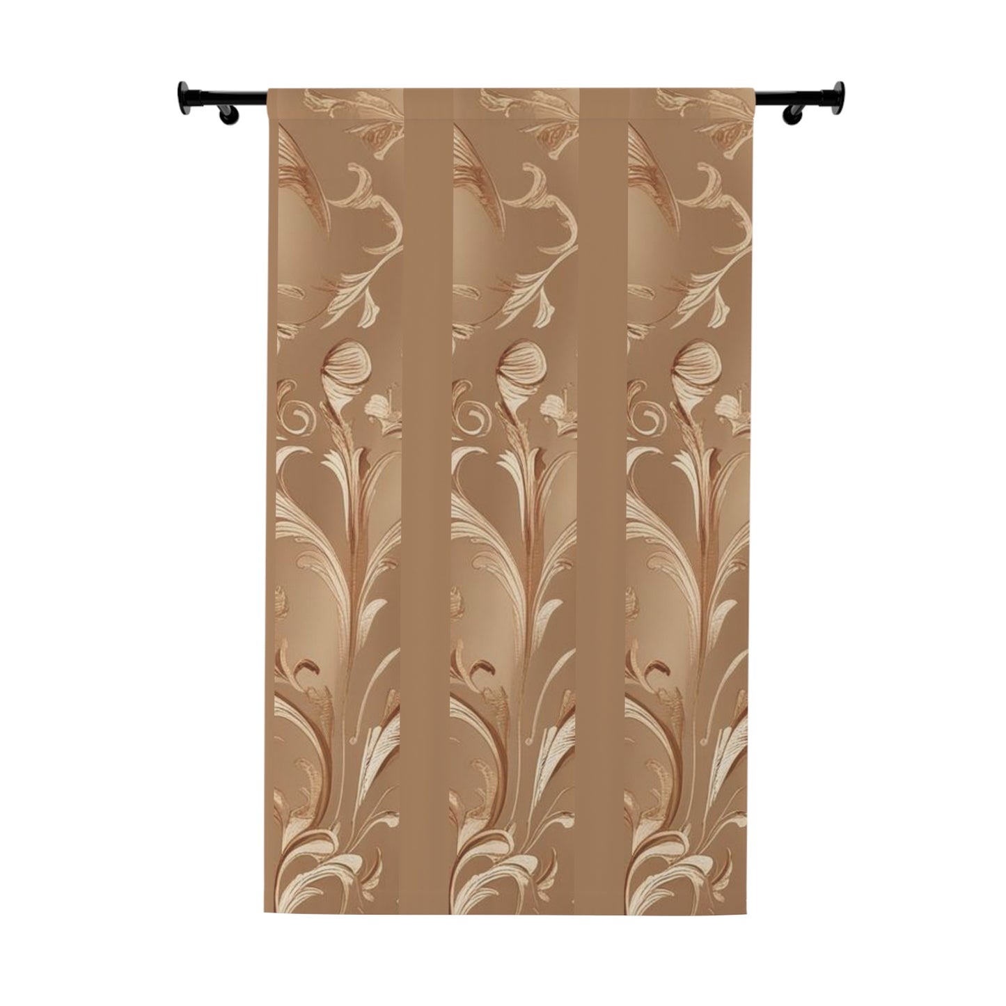 Mocha Bliss Window Curtains (1 Piece)