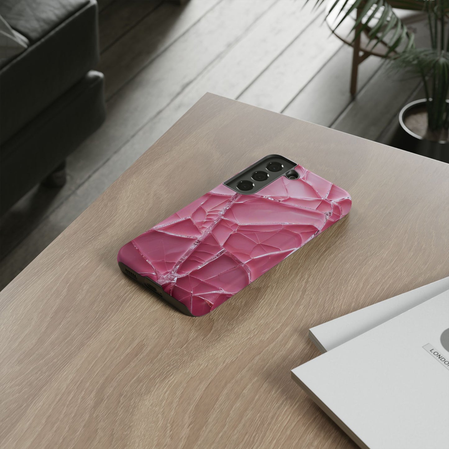 Crack'd (Pink) Tough Cases