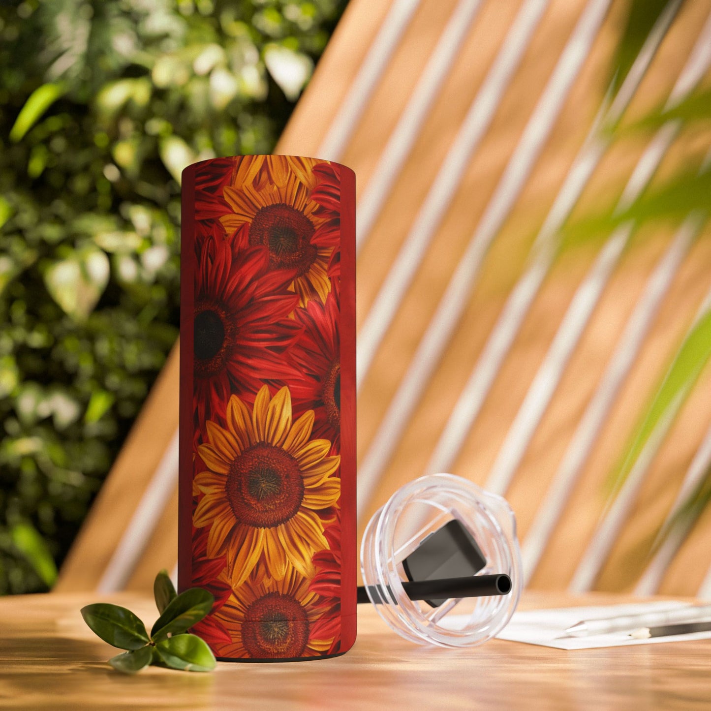 Crimson Gold Maars Maker Skinny Matte Tumbler, 20oz