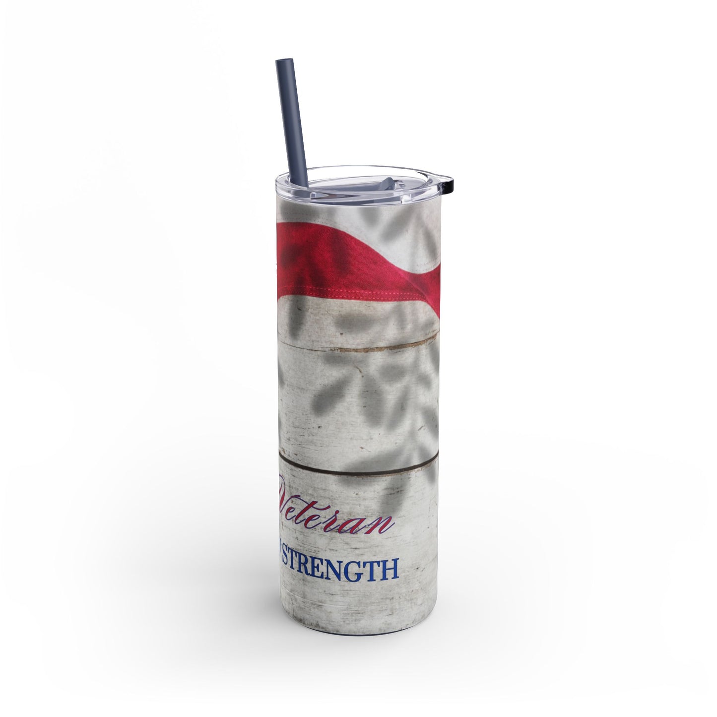Woman Veteran Maars Maker Skinny Matte Tumbler, 20oz