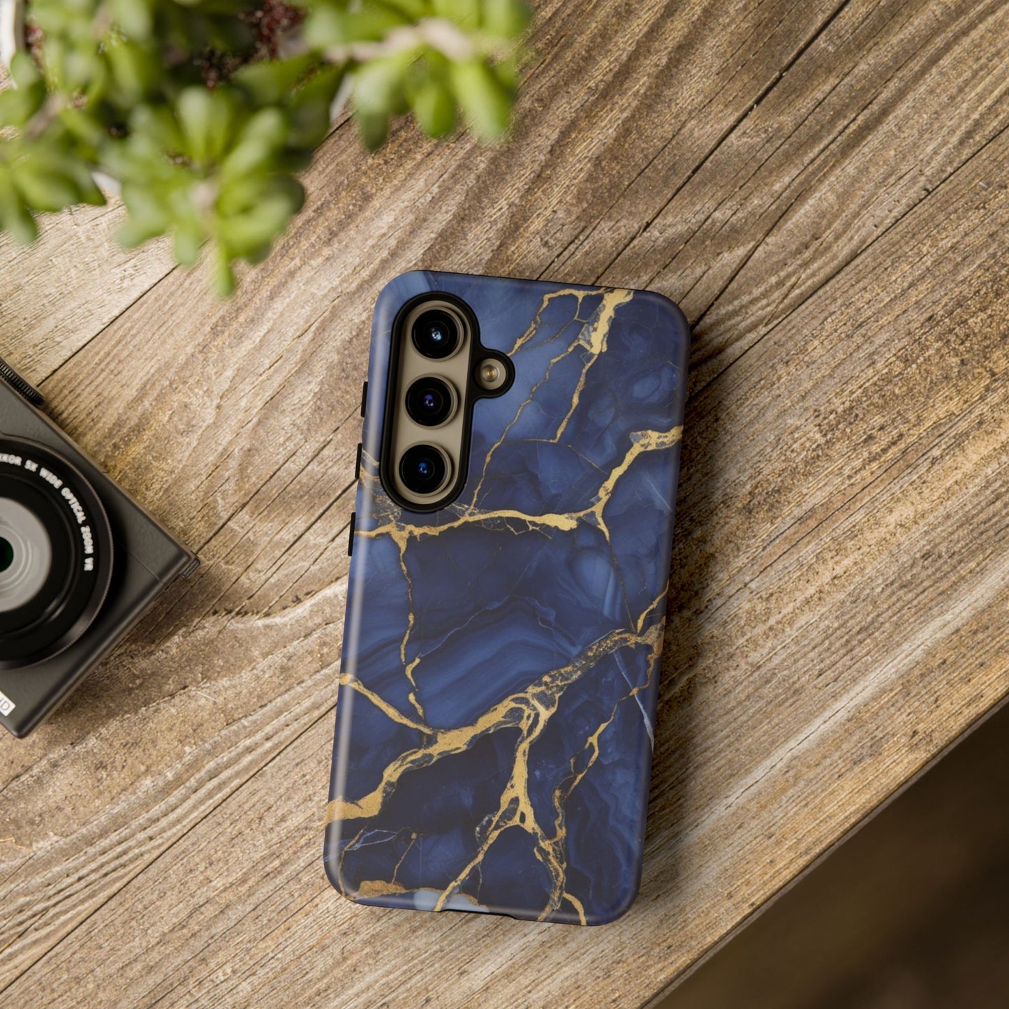 Indigo Marble Tough Cases