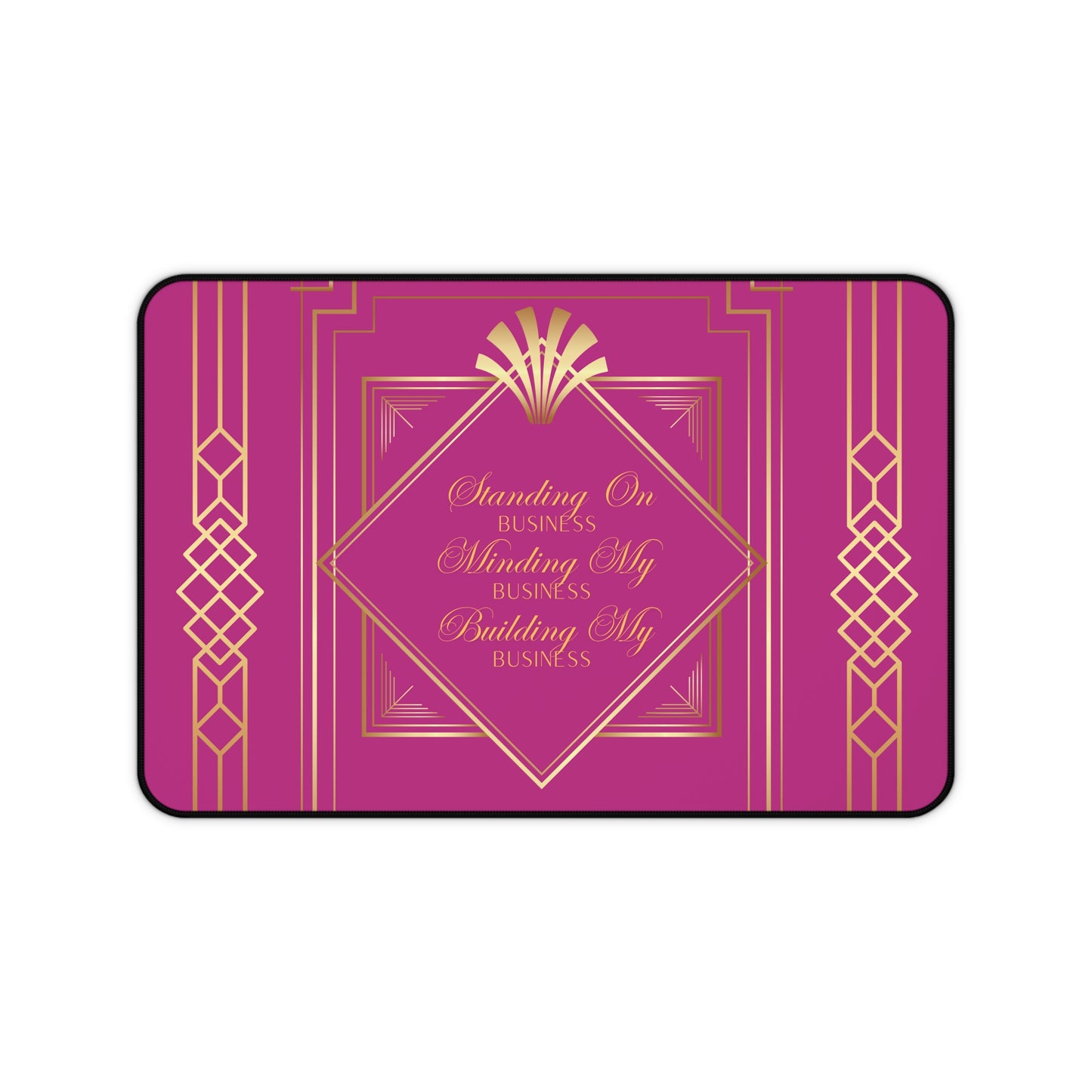 Business 2 (Pink) Desk Mat